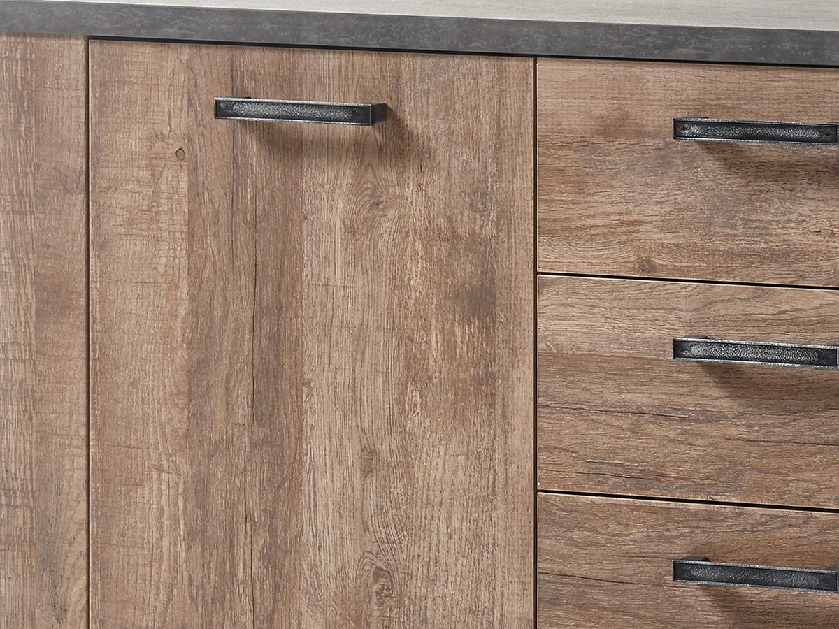 Sideboard mit 4 Schubladen Samdal - anthrazit 148 cm - EDMONTON