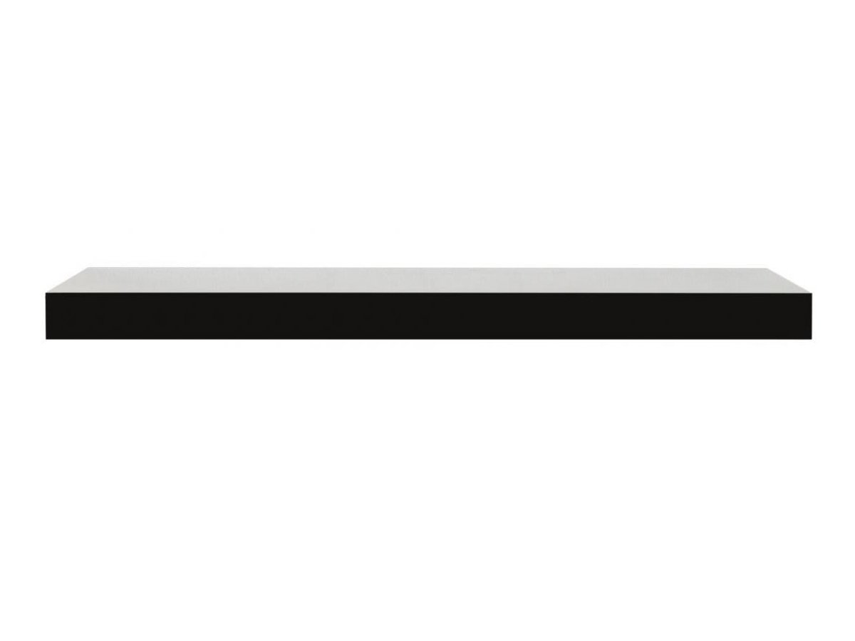 Wandboard Schwarz hochglanz 60 cm - SHELVY Wandboard Schwarz hochglanz 60 cm - SHELVY