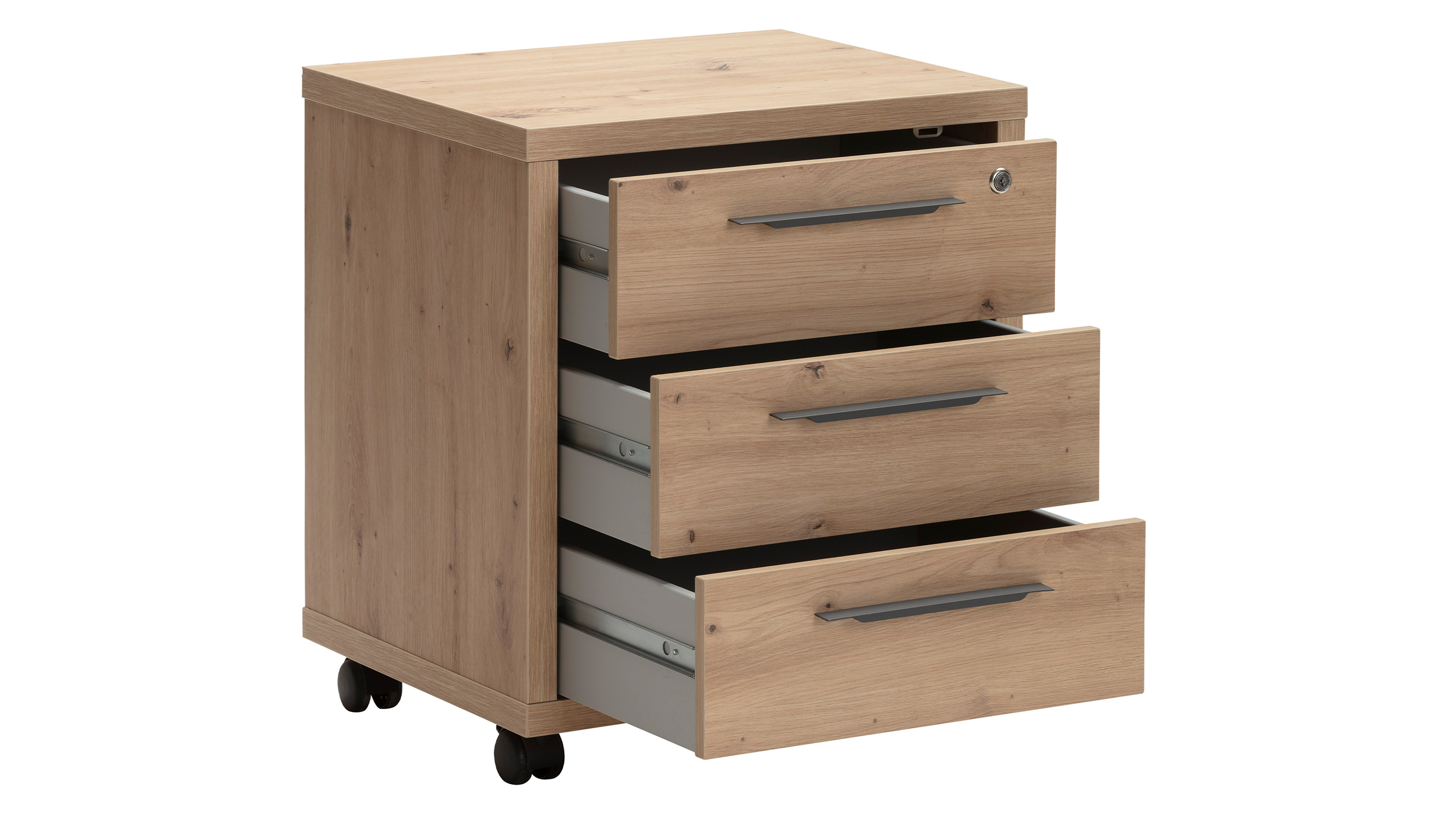 Rollcontainer Artisan Eiche 52 x 62 cm - DISEGNO