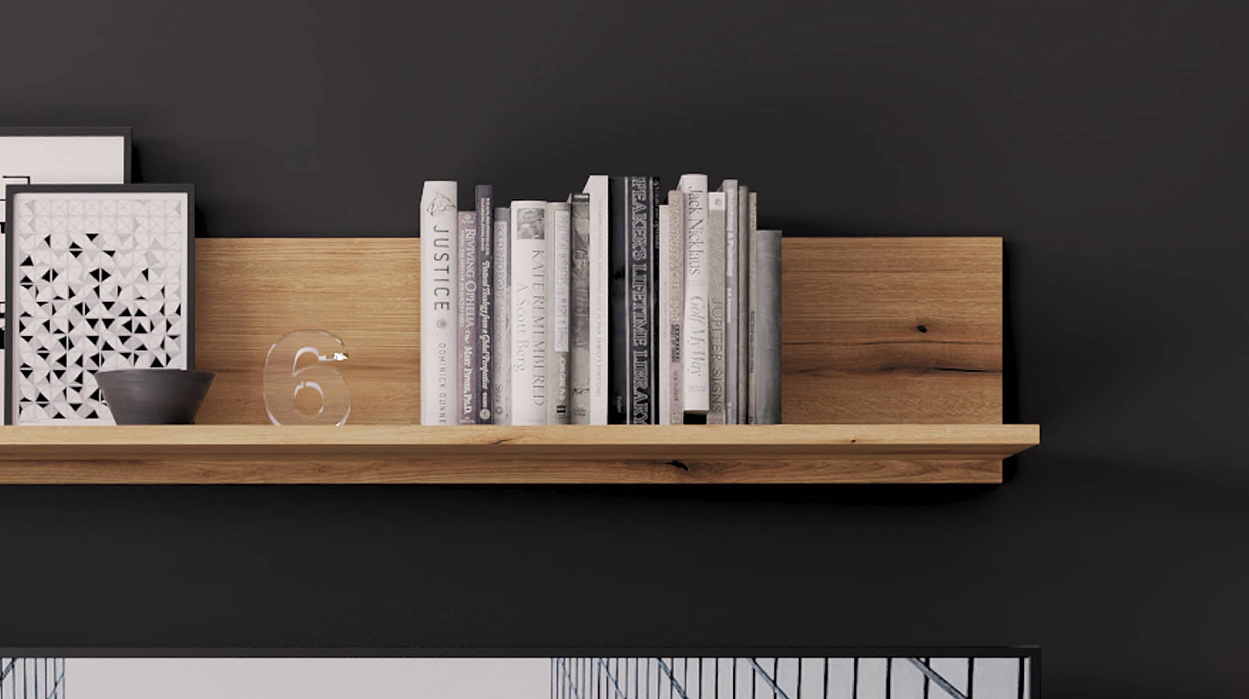 Wandboard Coast Evoke Eiche - 135 cm - DELAMAR 