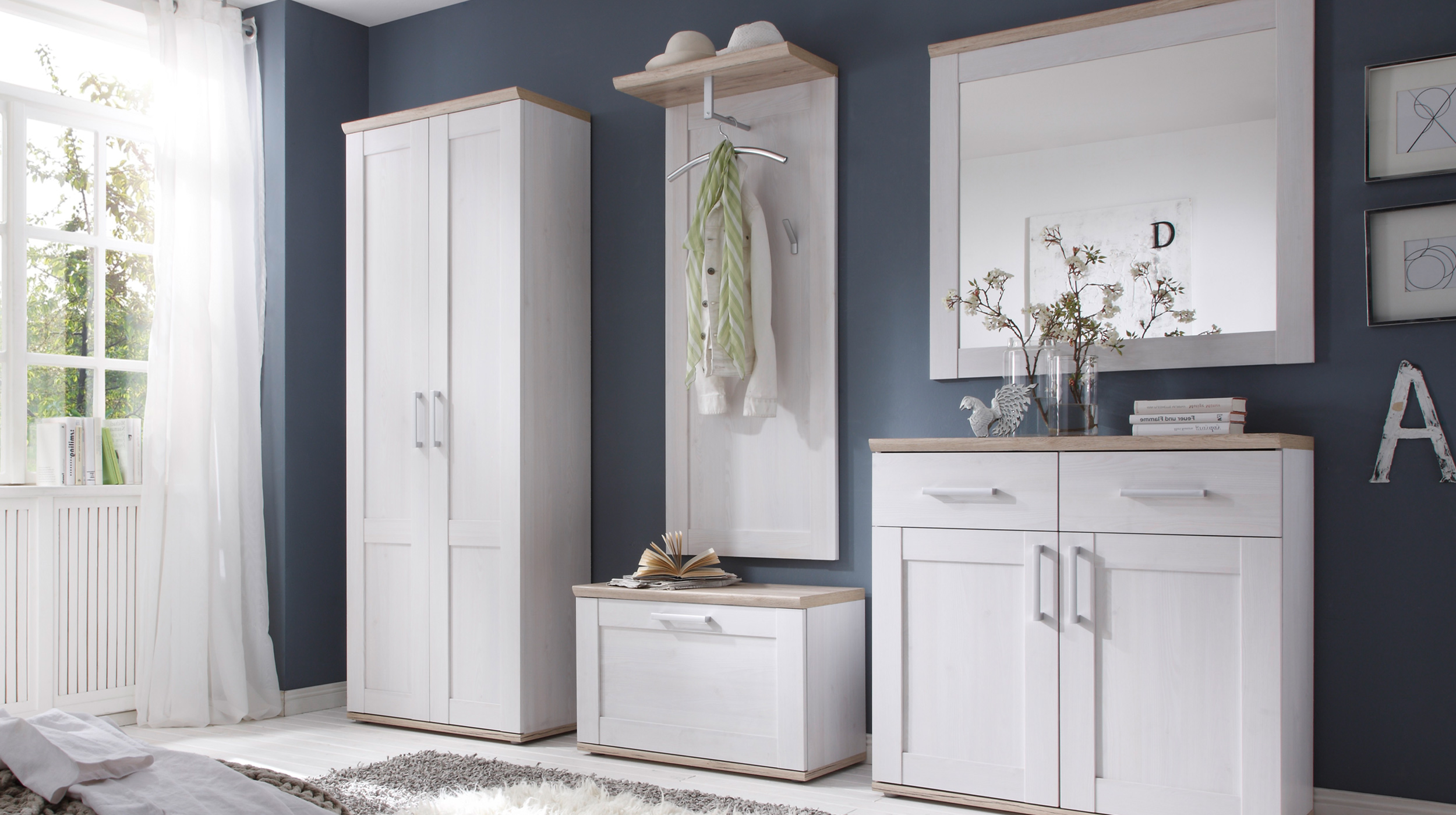 Wandgarderobe Paneel Sibiu Lärche 59 x 143 cm - ROMANCE