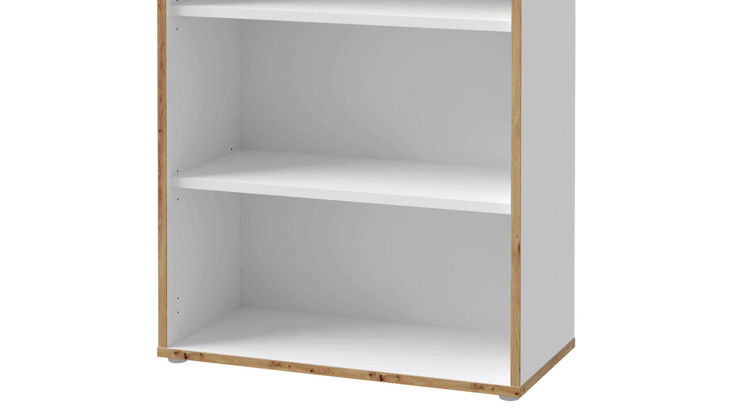 Bücherregal Artisan Eiche - weiß 85 x 182 cm - KEFLAVIK