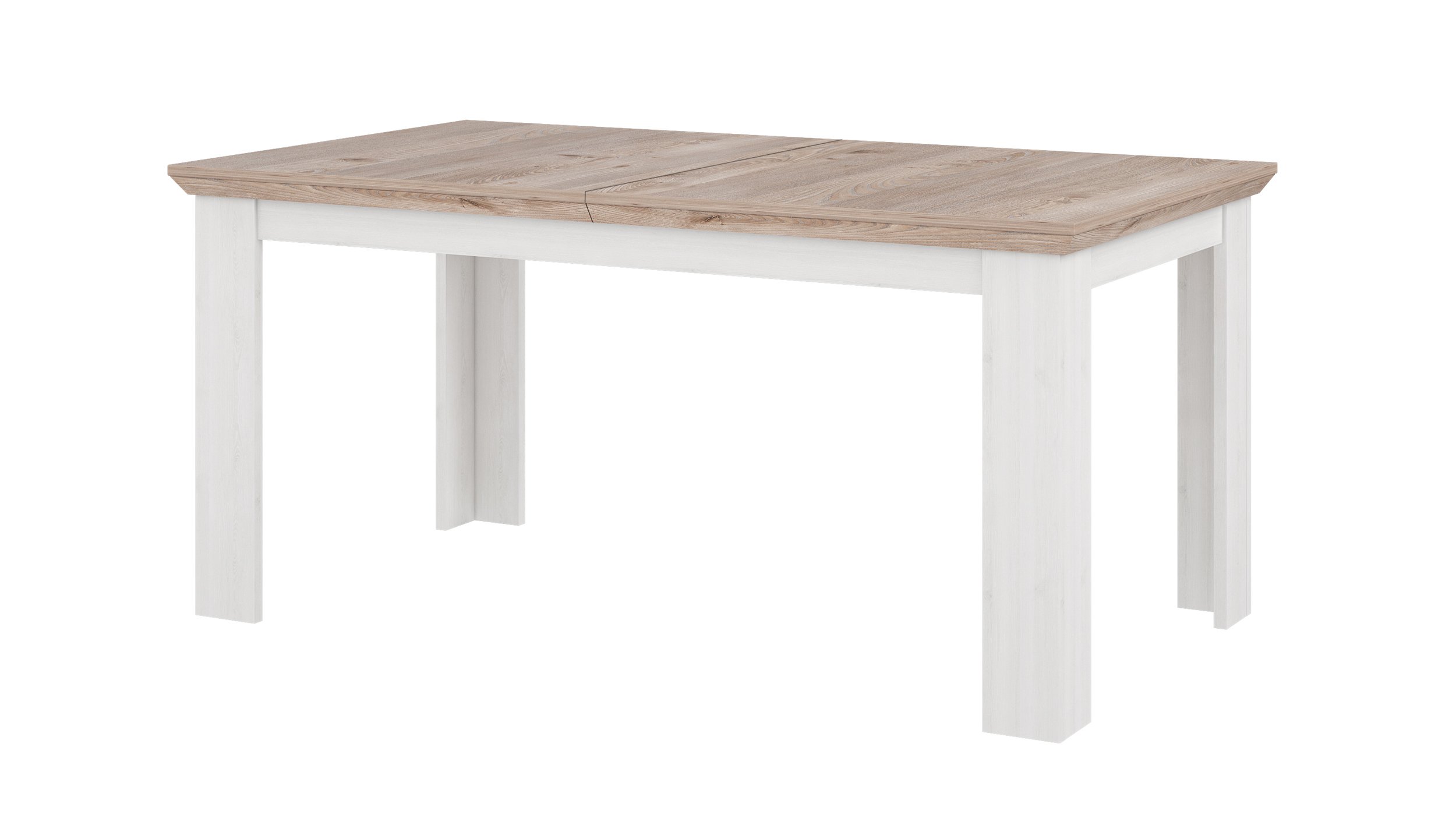 Esstisch 160 - 206 cm ausziehbar Eiche Holzdekor - ILOPPA Esstisch 160 - 206 cm ausziehbar Eiche Holzdekor - ILOPPA