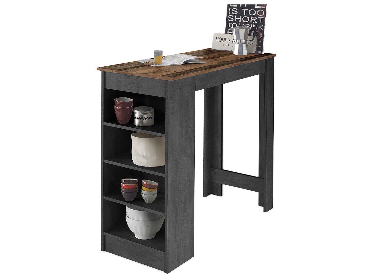 Bartisch Old Style - Beton 115 x 50 cm rechteckig - MOJITO Bartisch Old Style - Beton 115 x 50 cm rechteckig - MOJITO
