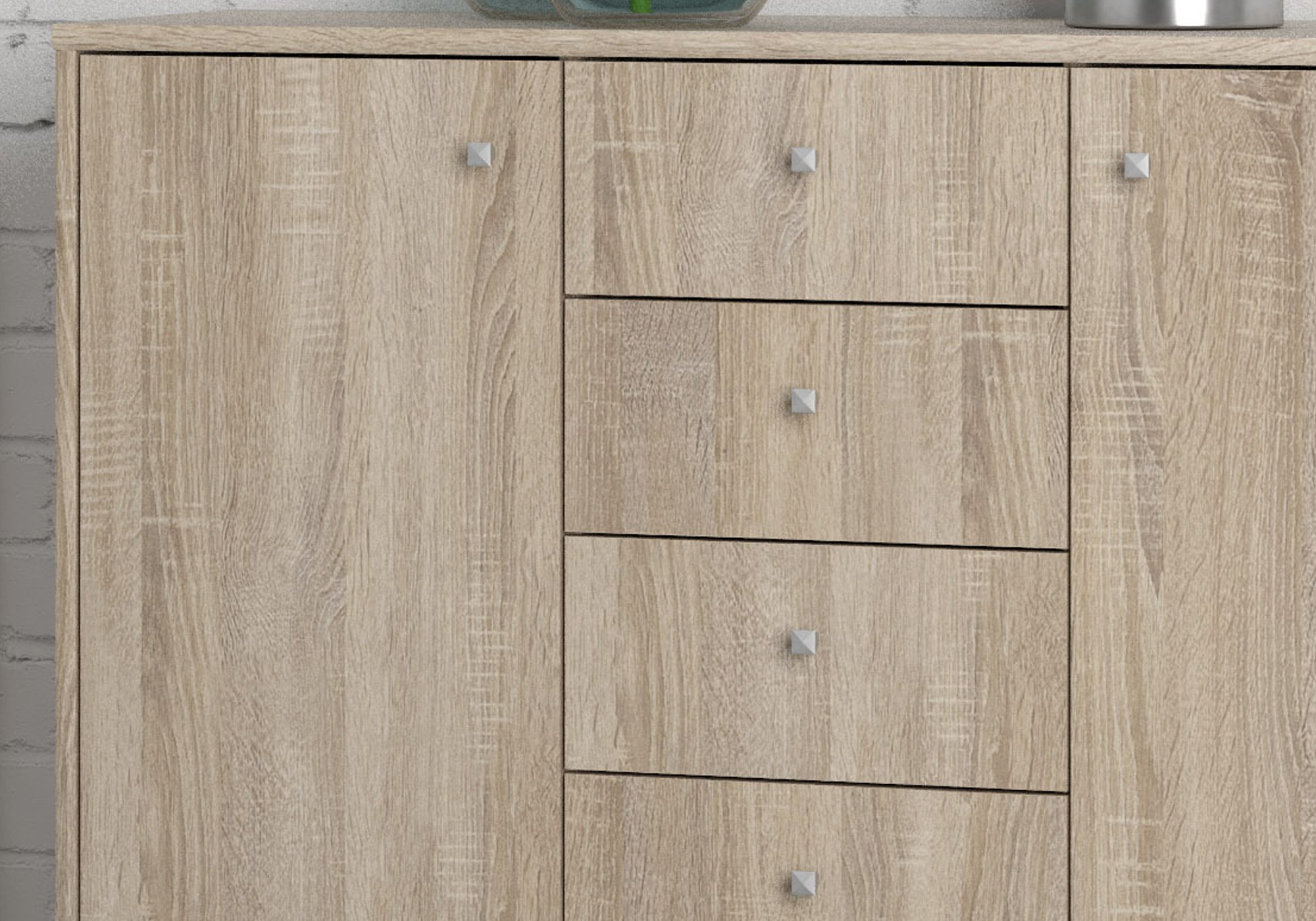 Kommode Sonoma Eiche 2-türig 109 cm - TEMPRA 