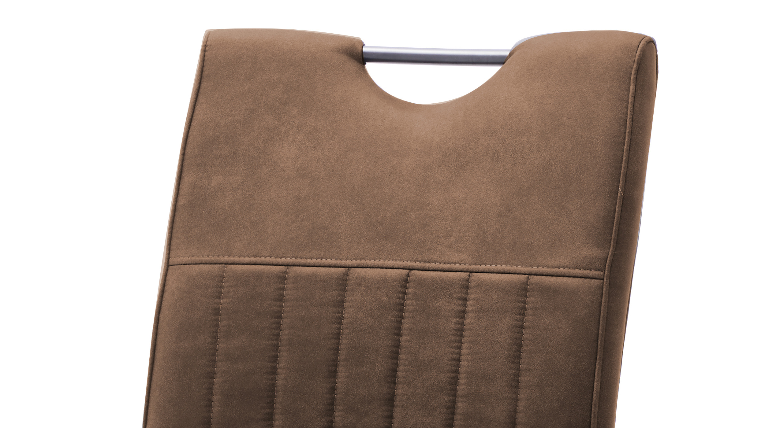 Schwingstuhl braun Taschenfederkern Microfaser - MARTE