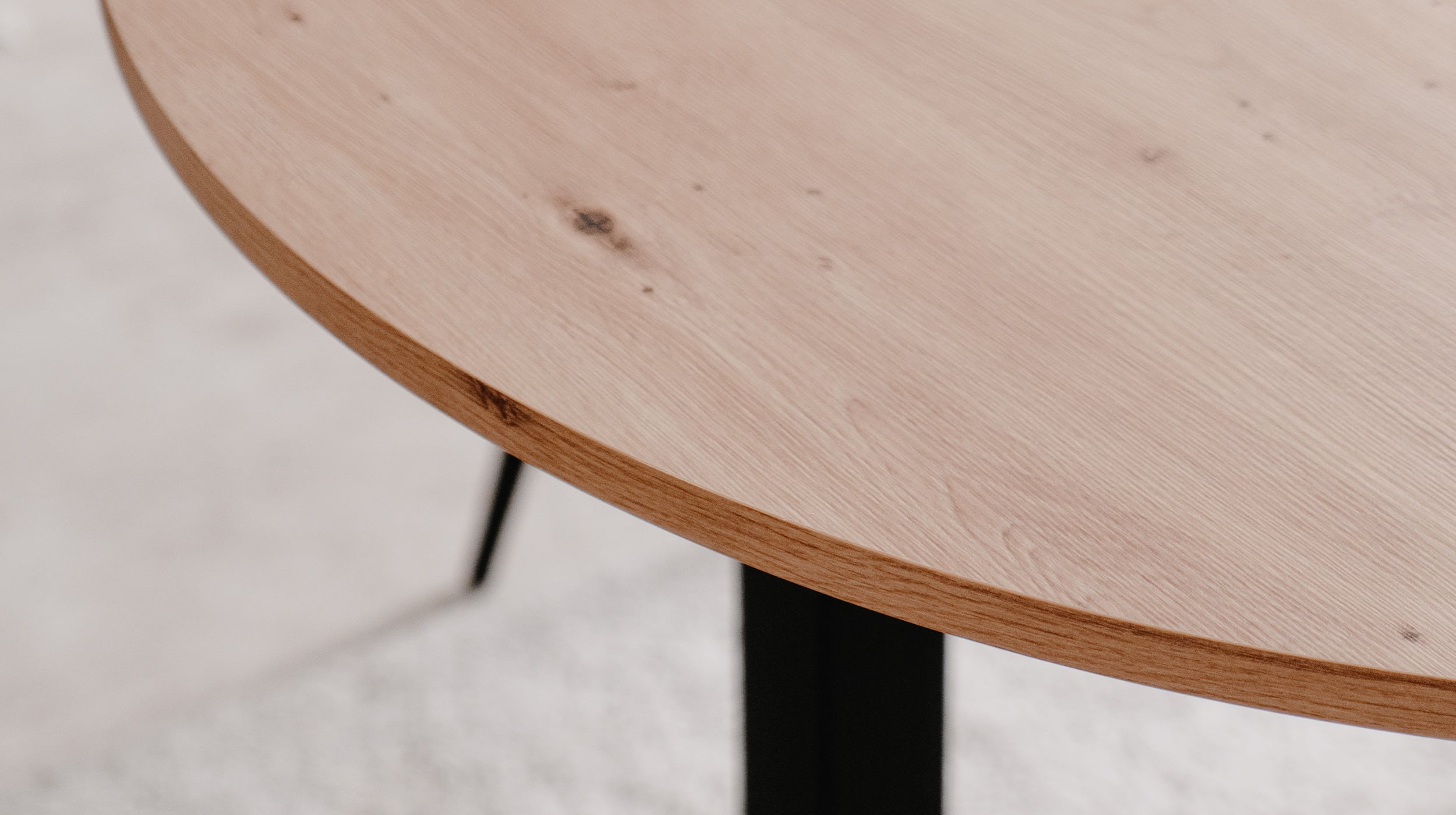 Esstisch ausziehbar Artisan Eiche - schwarz 100 cm - COBURG