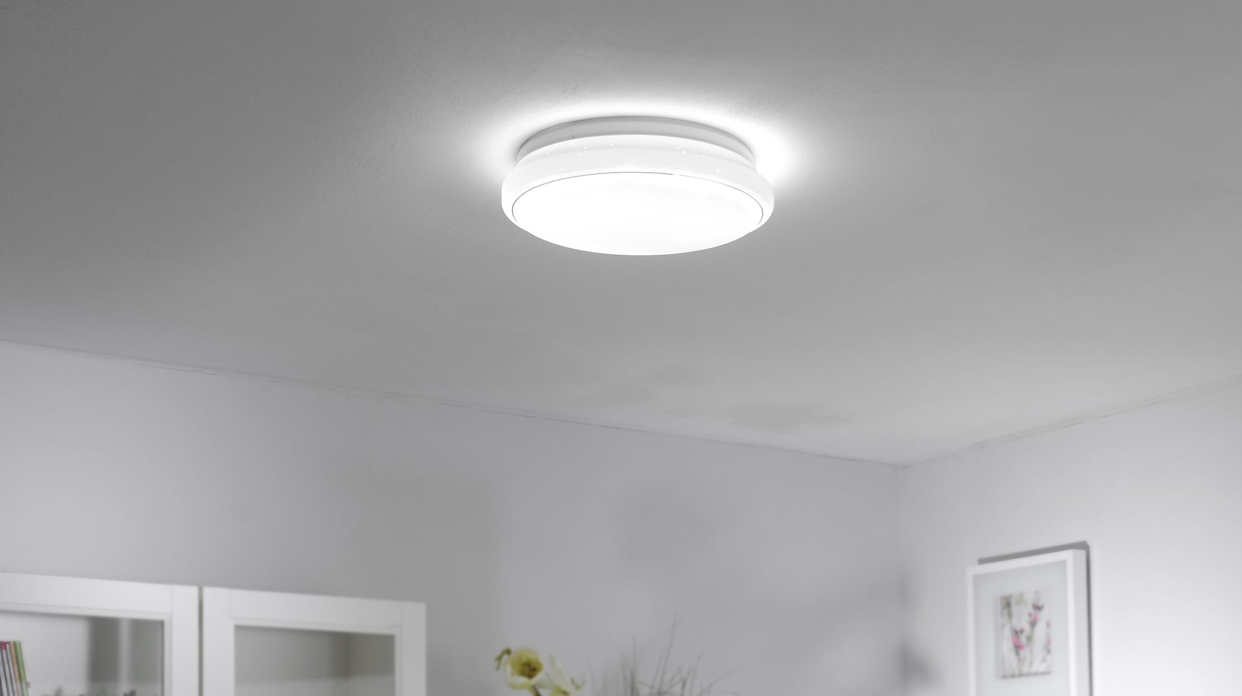 Deckenleuchte LED weiß Sternenhimmeloptik - JUPITER