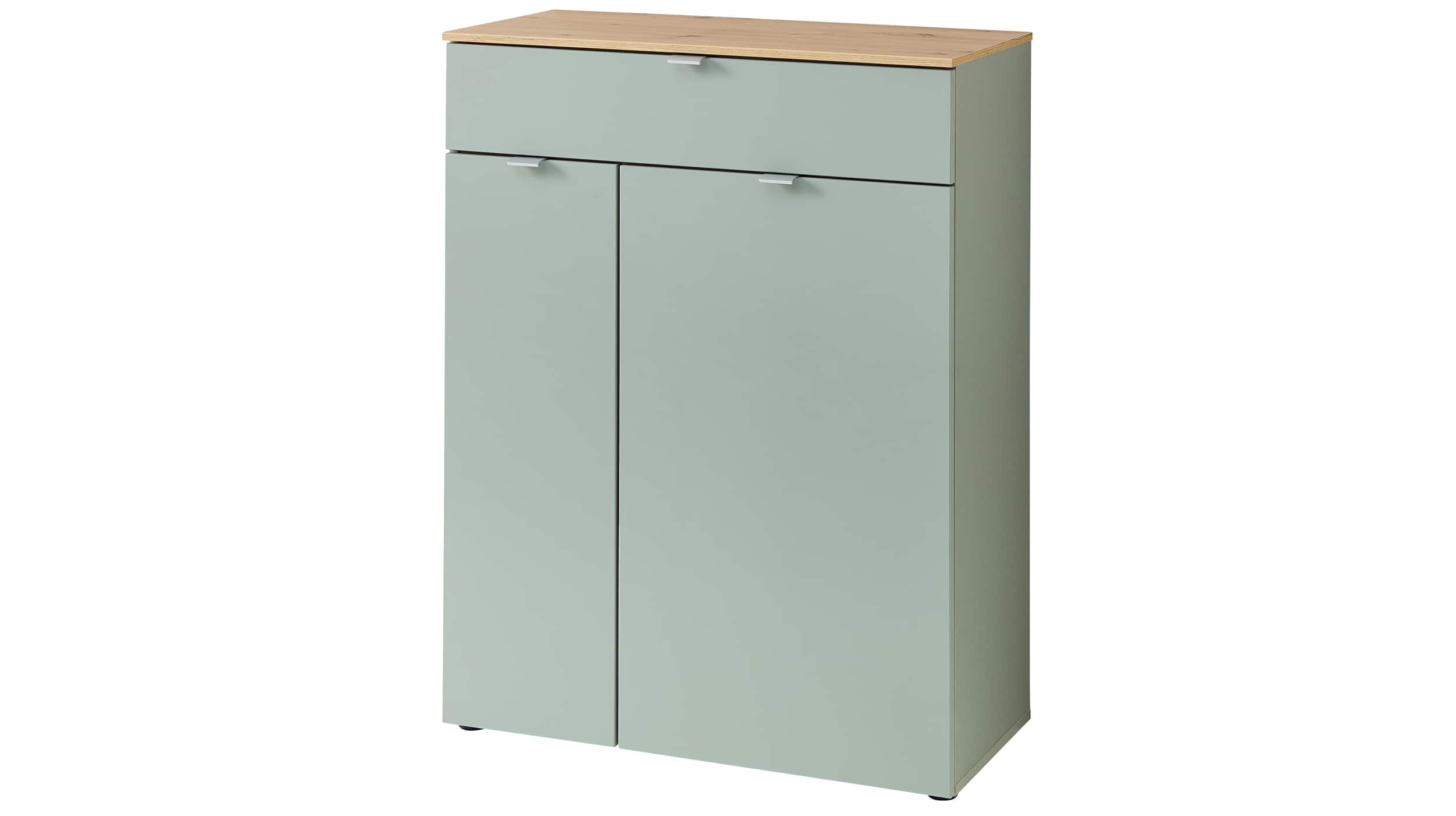 Schuhschrank grün - Artisan Eiche 78 x 103 cm - BARI Schuhschrank grün - Artisan Eiche 78 x 103 cm - BARI
