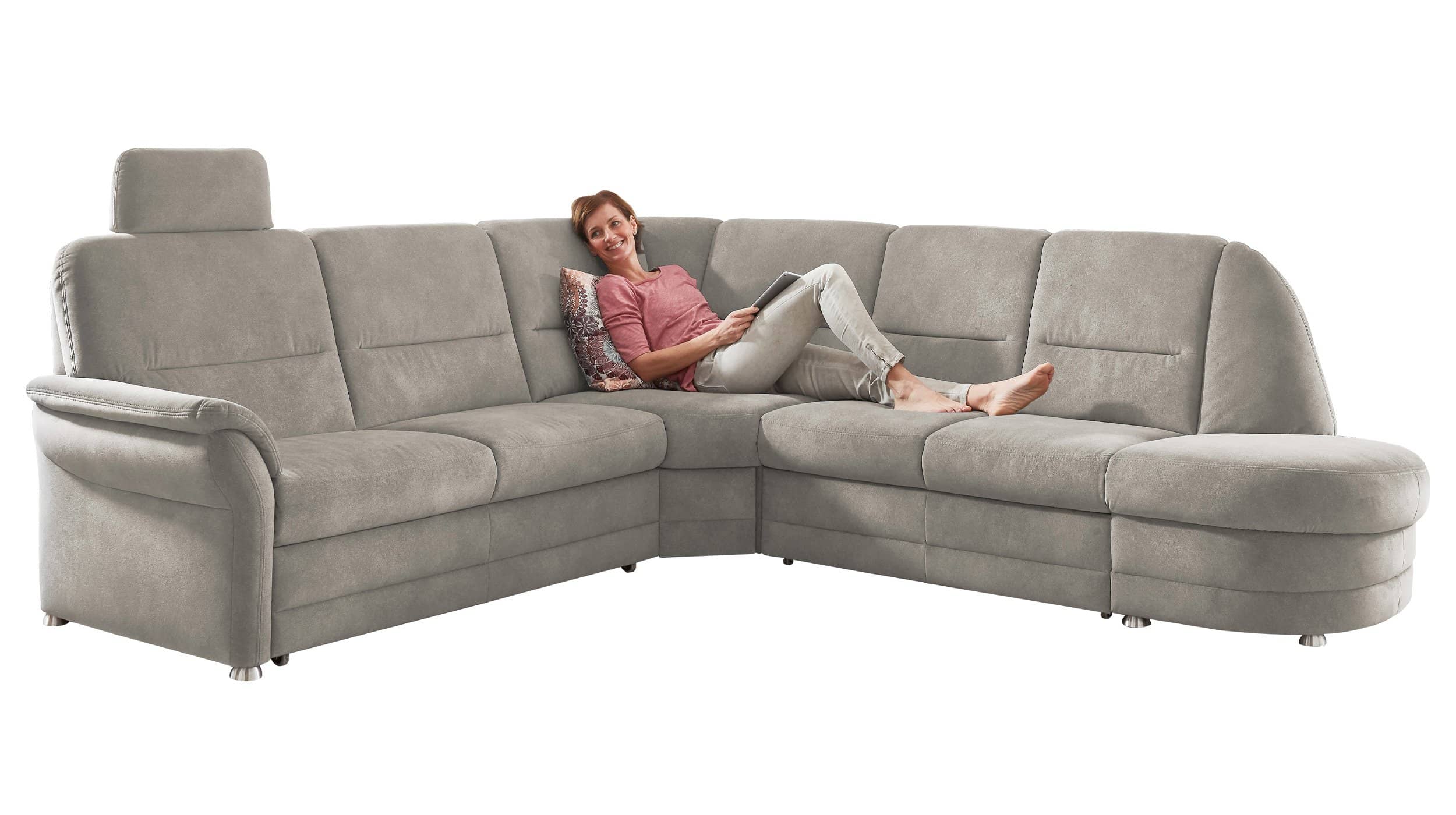 Couchliebe® Wohnlandschaft planbar - saddle alu - Premium Version Q+ - HERMASO Couchliebe® Wohnlandschaft planbar - saddle alu - Premium Version Q+ - HERMASO