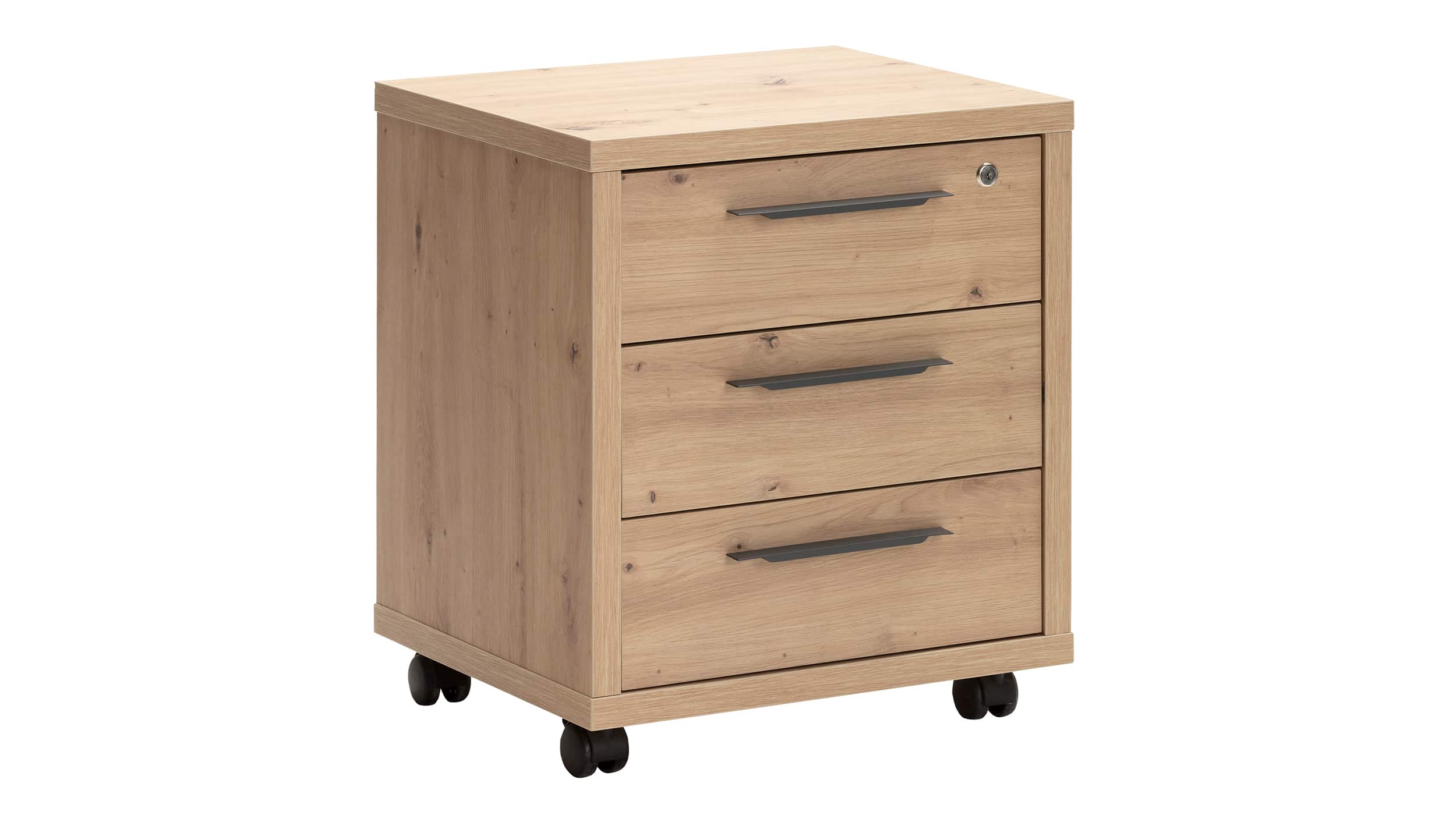 Rollcontainer Artisan Eiche 52 x 62 cm - DISEGNO Rollcontainer Artisan Eiche 52 x 62 cm - DISEGNO