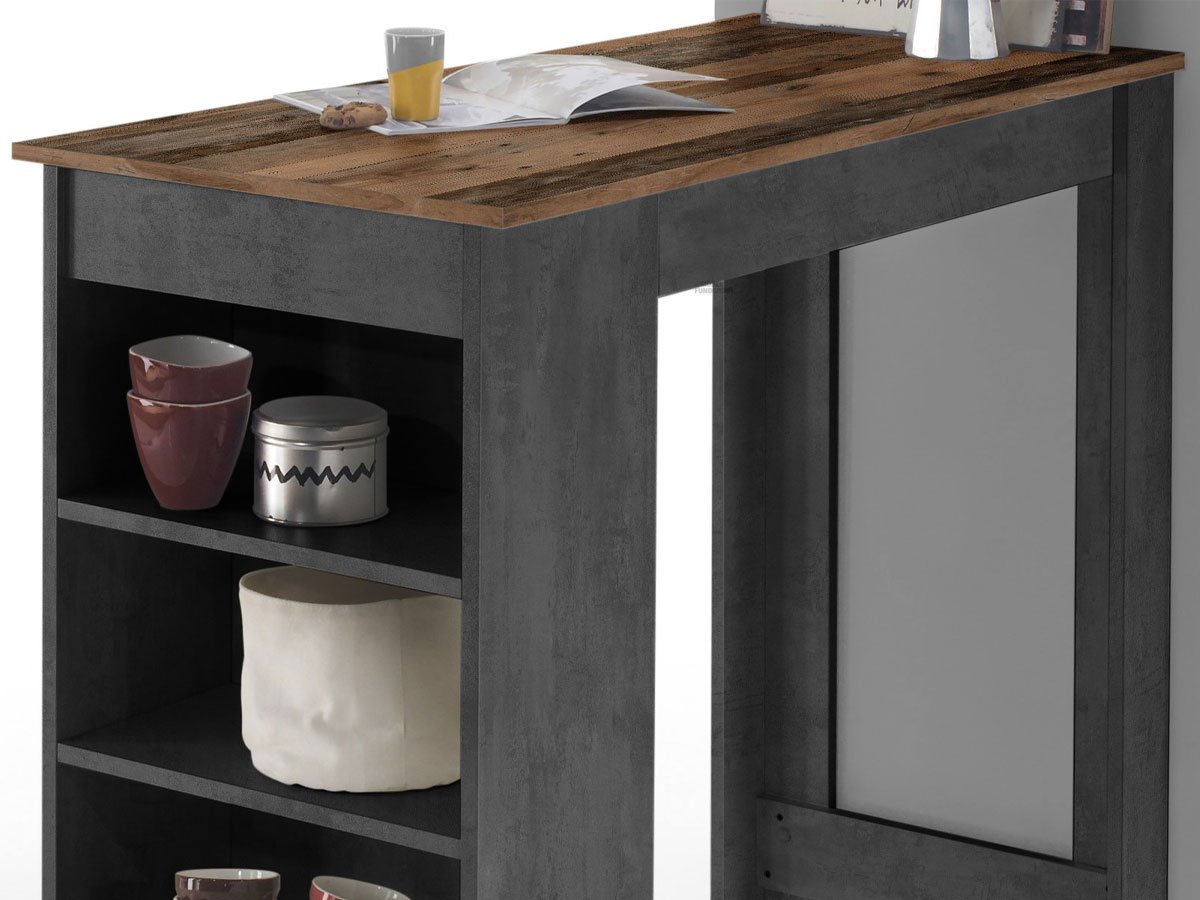 Bartisch Old Style - Beton 115 x 50 cm rechteckig - MOJITO