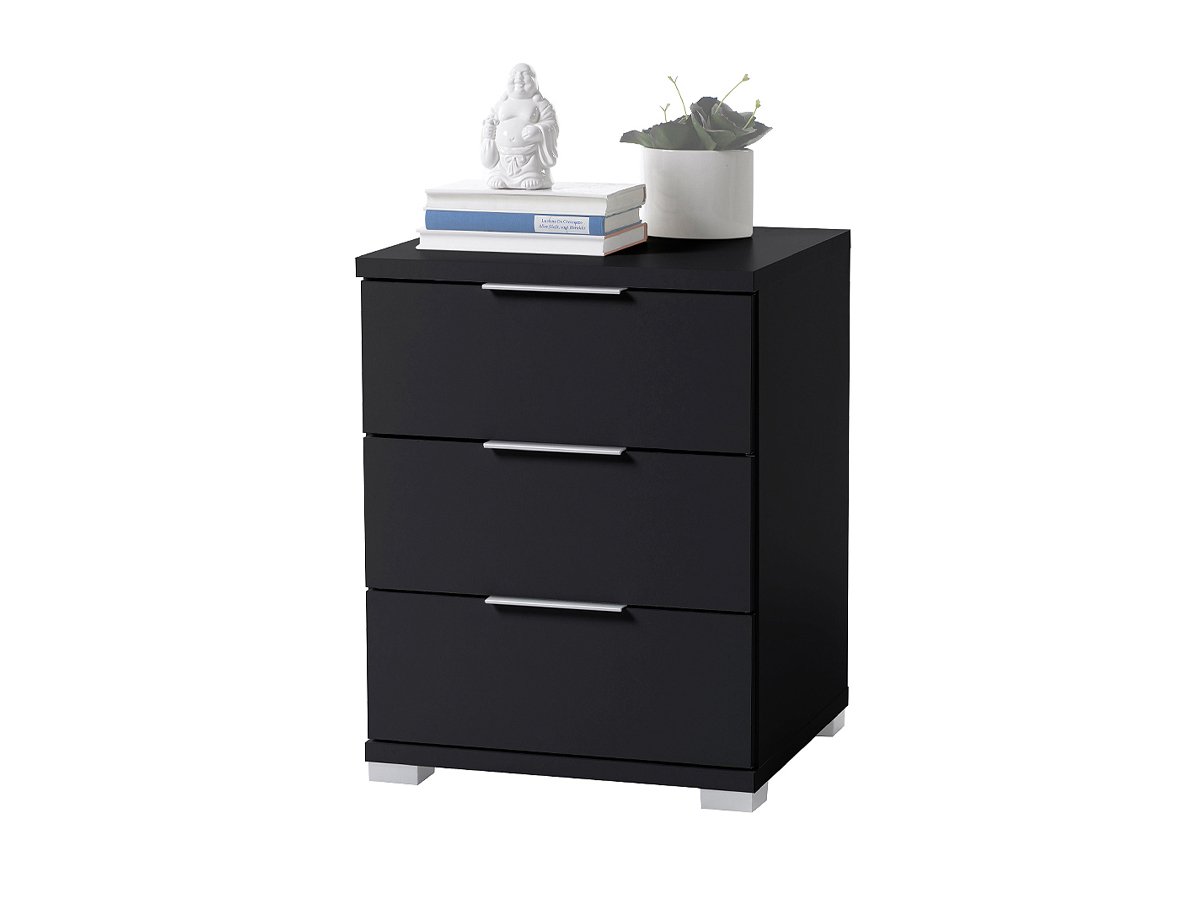 Nachttisch schwarz 46 cm x 42 cm Nachtkästchen - UNIVERSAL Nachttisch schwarz 46 cm x 42 cm Nachtkästchen - UNIVERSAL