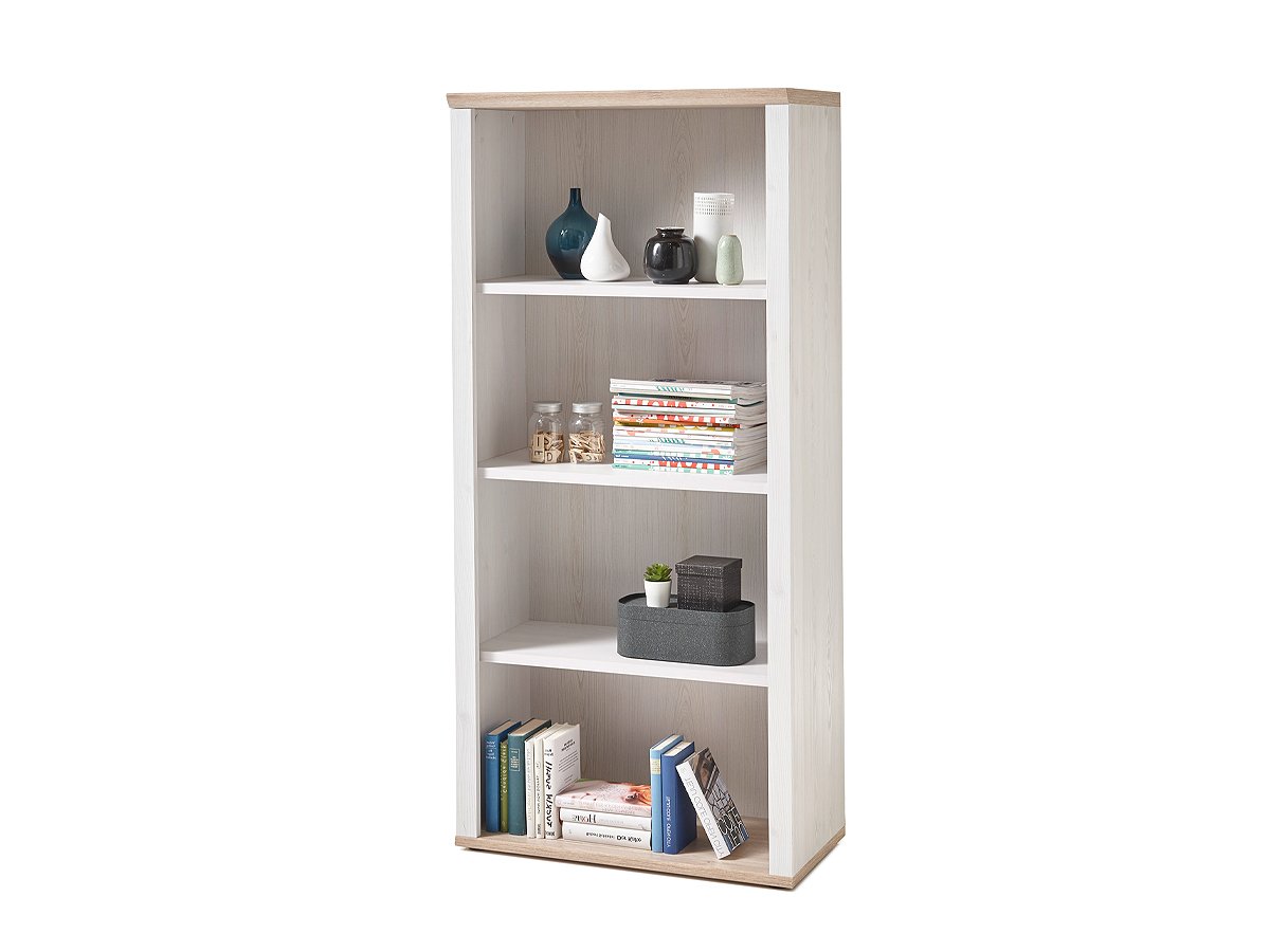 Büroregal San Remo Eiche - Sibiu Lärche 163 cm - ROMANCE Büroregal San Remo Eiche - Sibiu Lärche 163 cm - ROMANCE