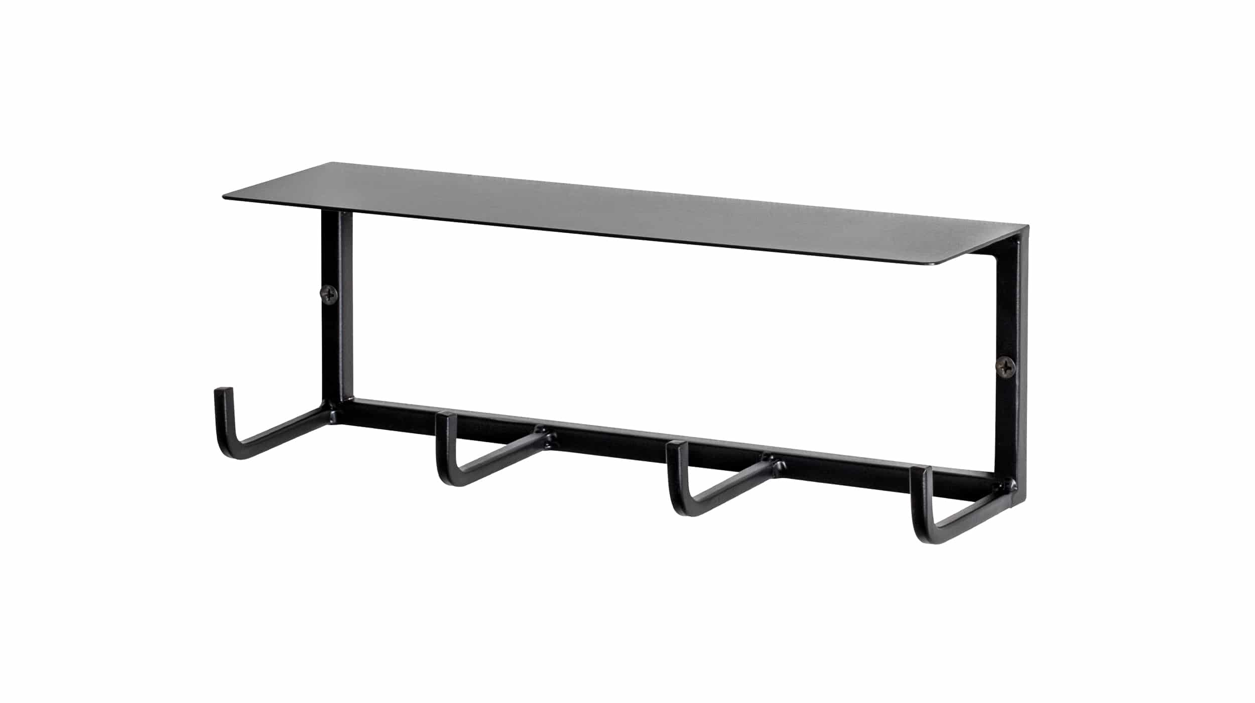 Wandgarderobe schwarz Metall 30 cm - SYDNEY Wandgarderobe schwarz Metall 30 cm - SYDNEY