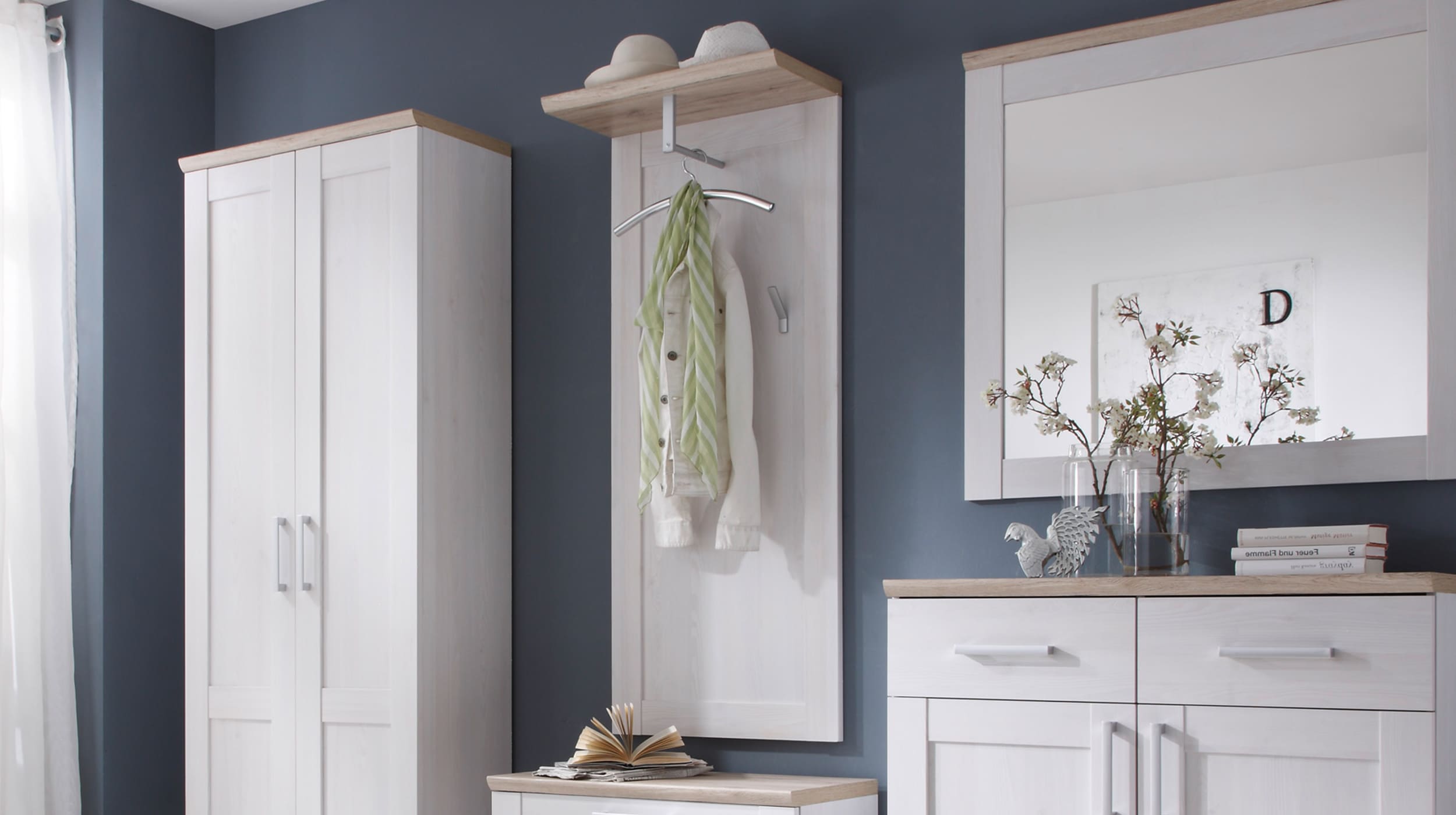 Wandgarderobe Paneel Sibiu Lärche 59 x 143 cm - ROMANCE