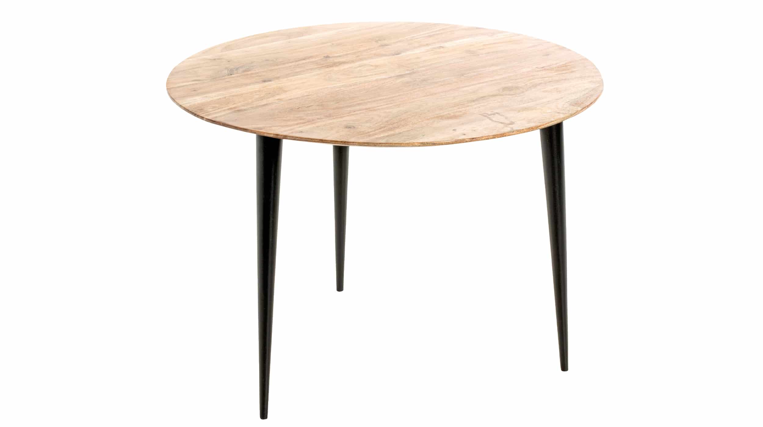 Beistelltisch Akazie massiv natur - rund - 50 x 41 cm - KALKUTTA Beistelltisch massivholz Akazie rund 50 x 41 cm - KALKUTTA