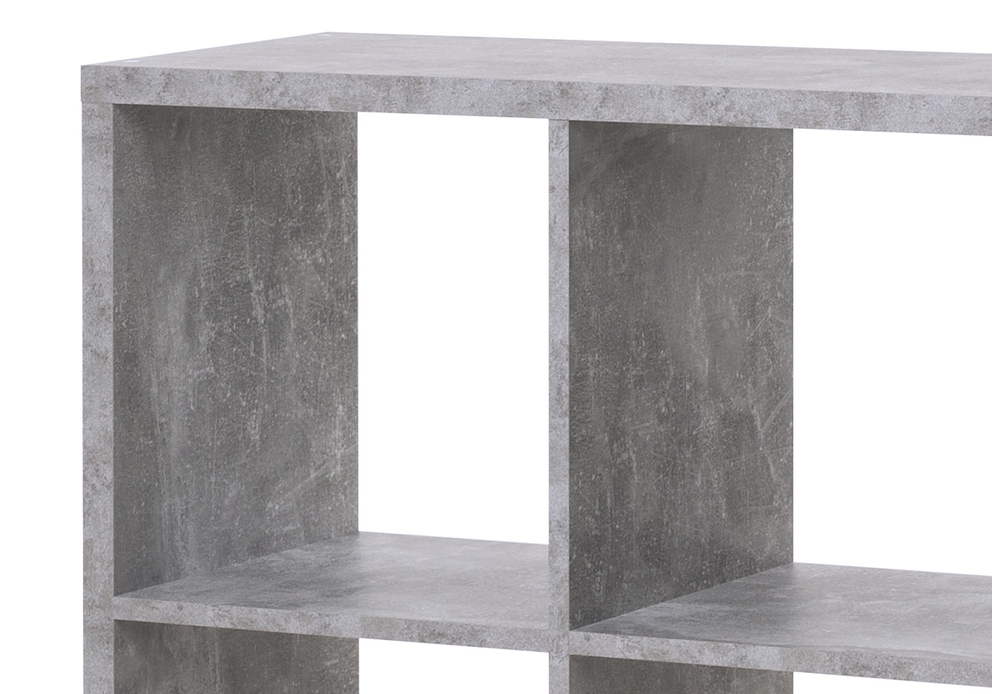 Standregal Betonoptik 73 x 73 cm - 4 Fächer - MAX