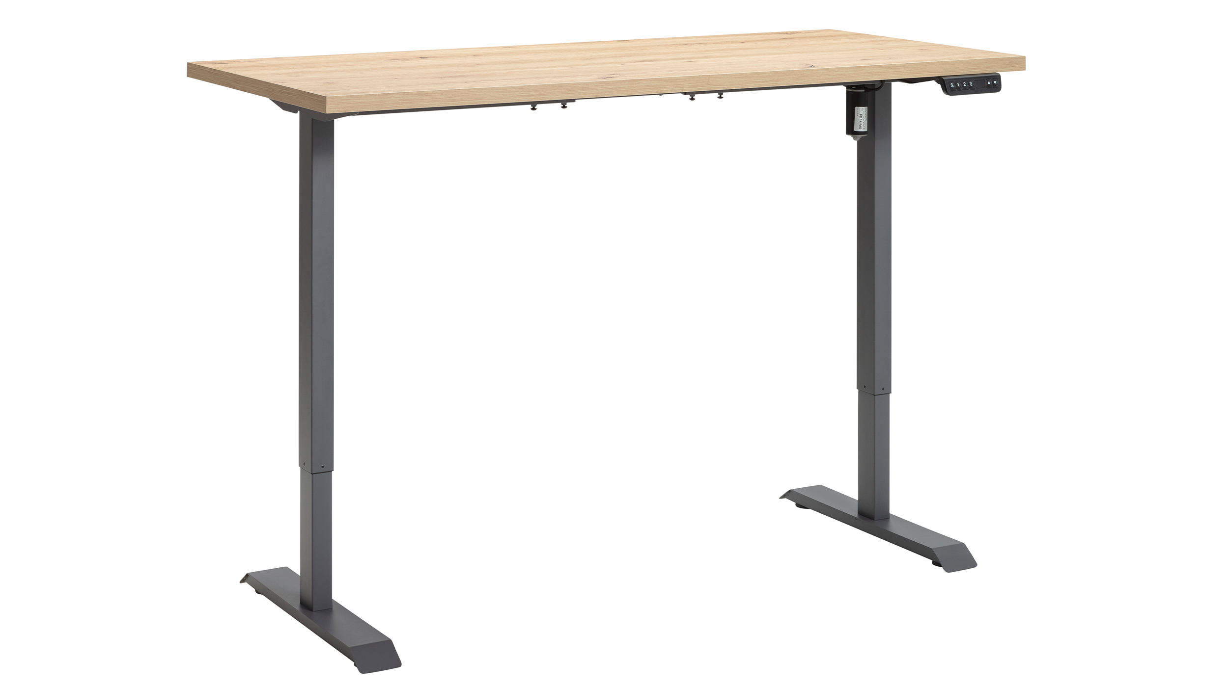 Computerschreibtisch höhenverstellbar Artisan Eiche 150 cm - ENERGIA