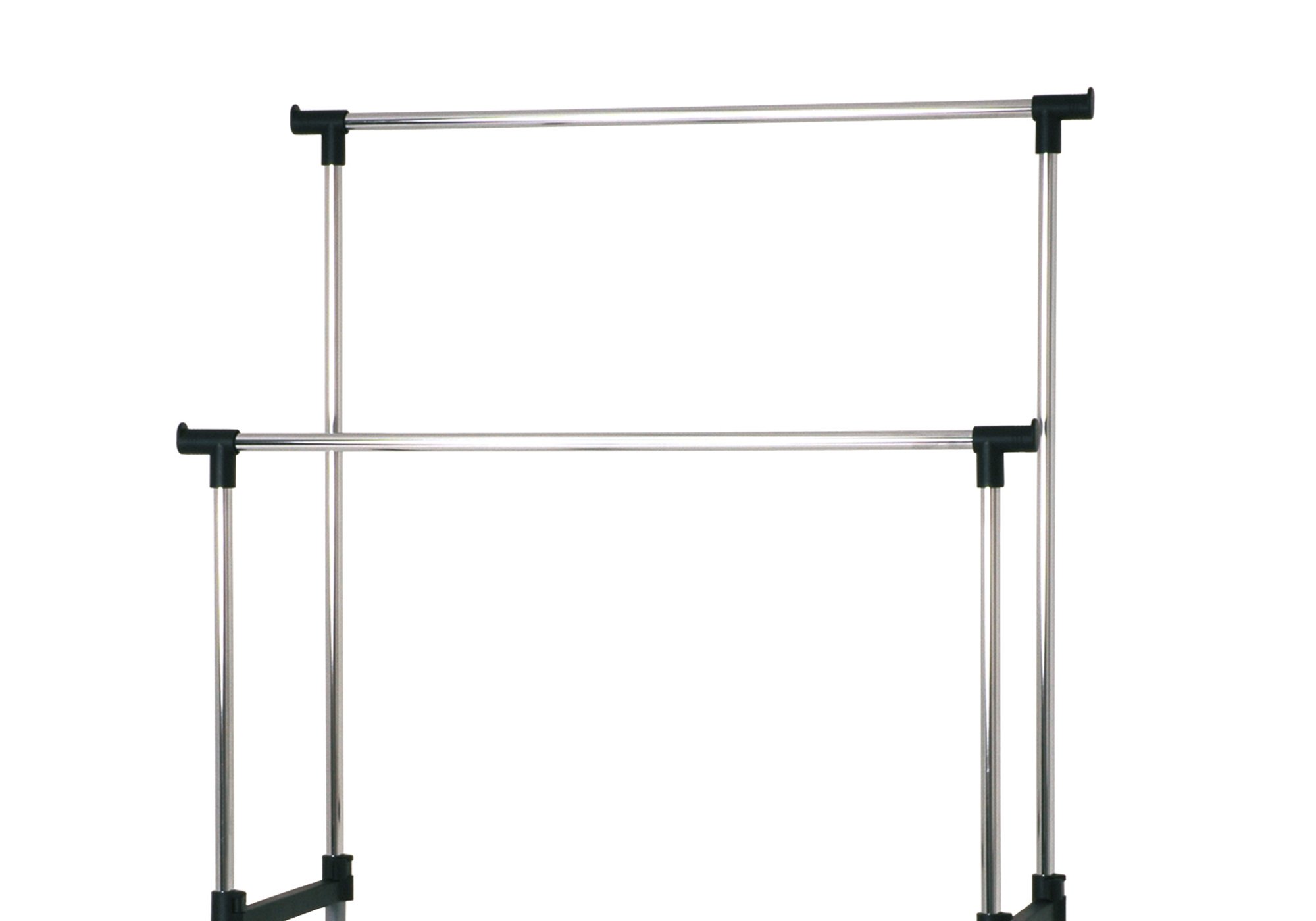 Kleiderständer Kleiderwagen schwarz/chrom 80 cm - SAMA
