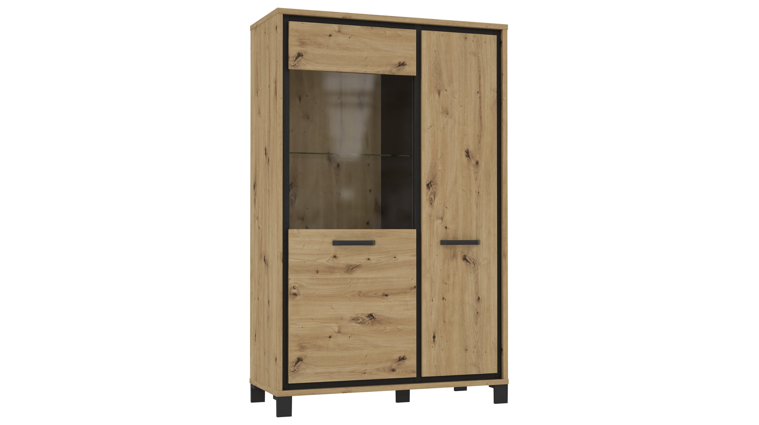 Highboard mit 2 Türen Artisan Eiche 161 cm - TRONDHEIM Highboard mit 2 Türen Artisan Eiche 161 cm - TRONDHEIM