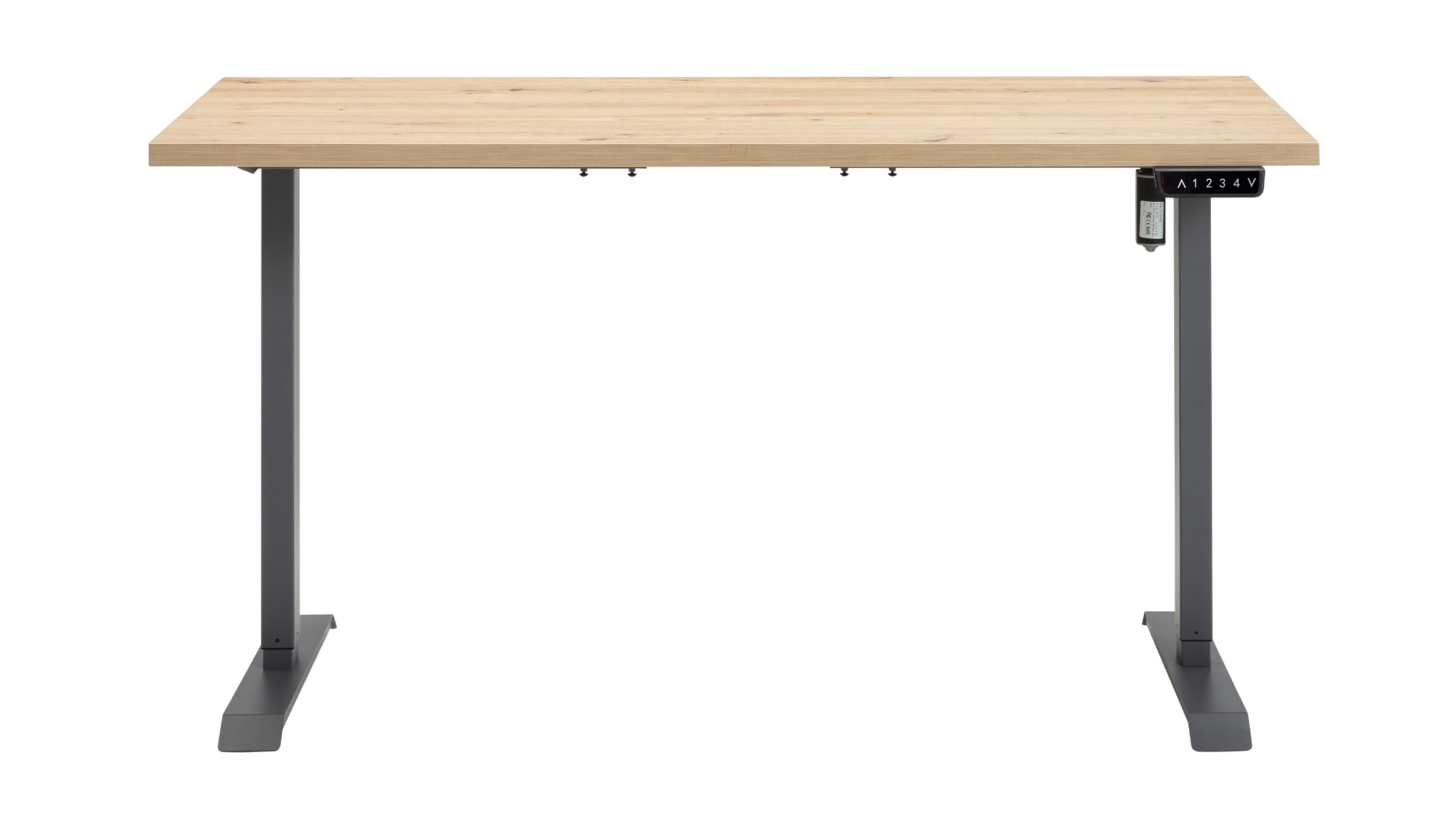 Computerschreibtisch höhenverstellbar Artisan Eiche 150 cm - ENERGIA Computerschreibtisch höhenverstellbar Artisan Eiche 150 cm - ENERGIA