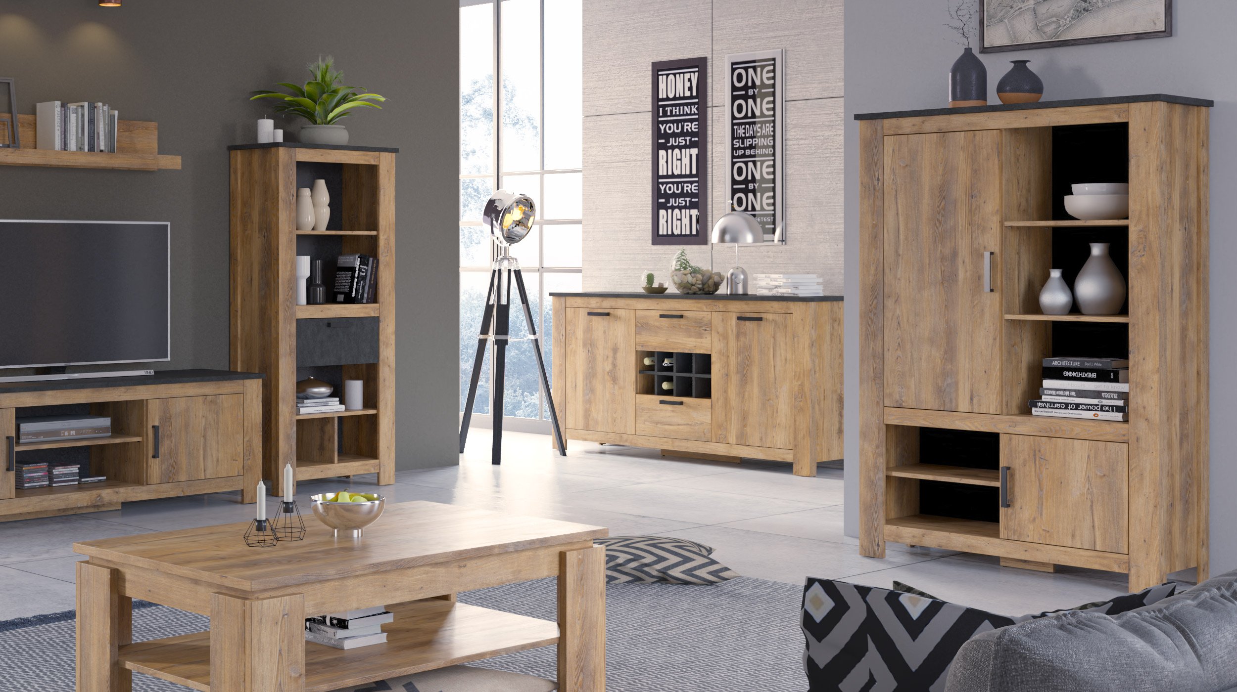 Sideboard Kastanie Breslau - Matera 176 cm - RAPALLO