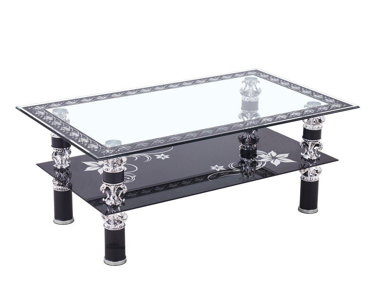 Couchtisch schwarz 110 x 65 cm Wohnzimmertisch - IVO Couchtisch schwarz 110 x 65 cm Wohnzimmertisch - IVO
