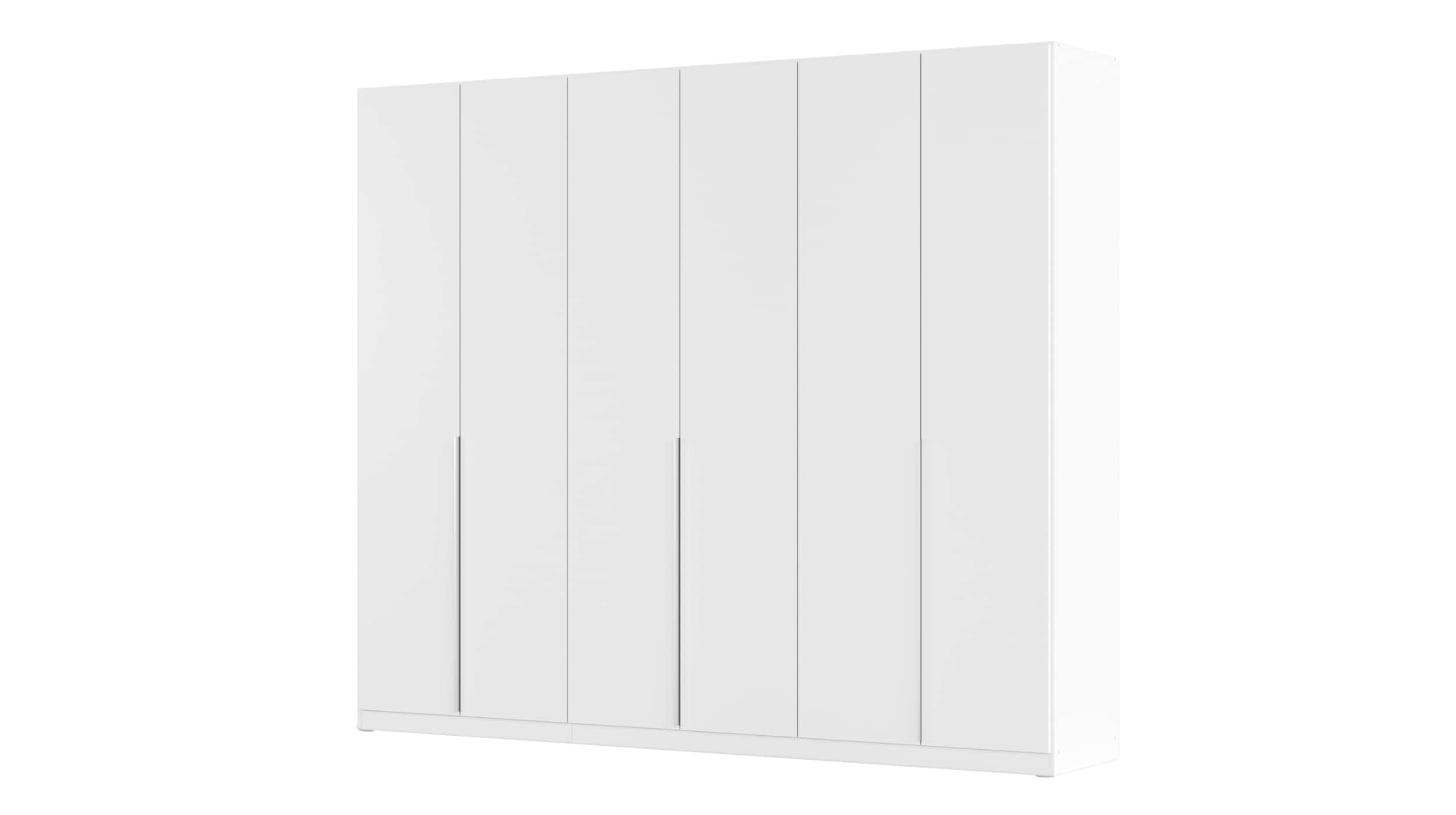 Kleiderschrank weiß 271 cm - rauch - ALABAMA Kleiderschrank weiß 271 cm - rauch - ALABAMA