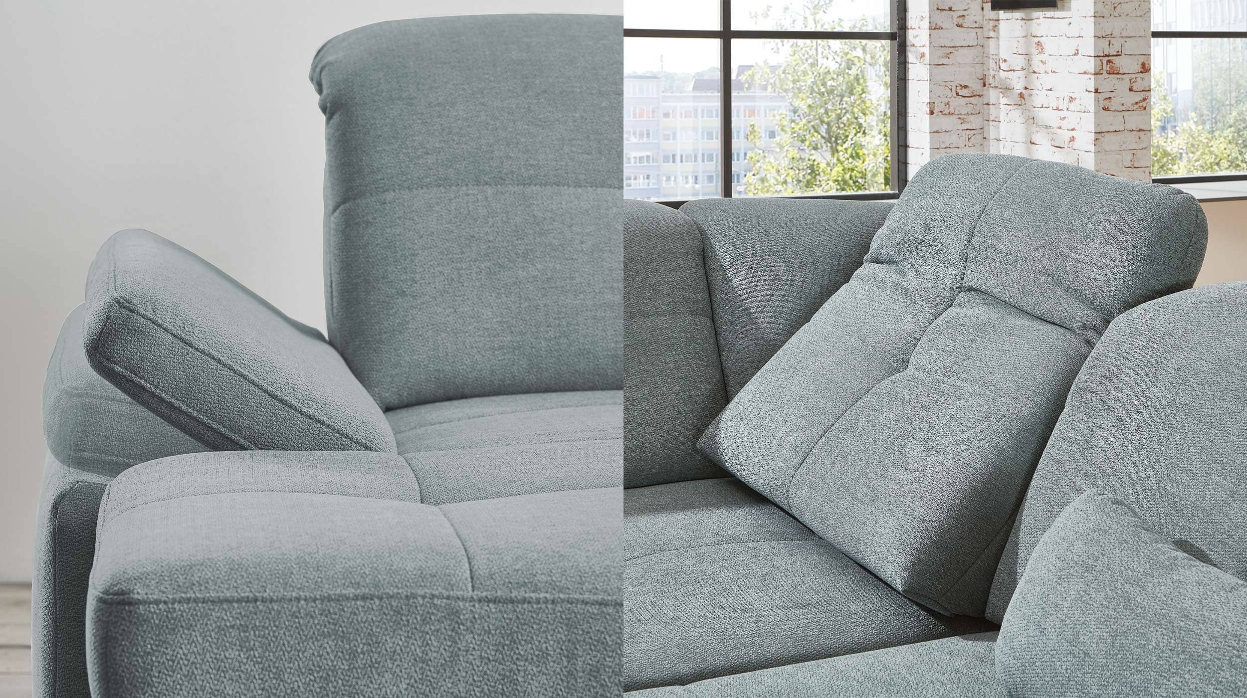 Couchliebe® Wohnlandschaft planbar - calido steel - Premium Version - APOLLO