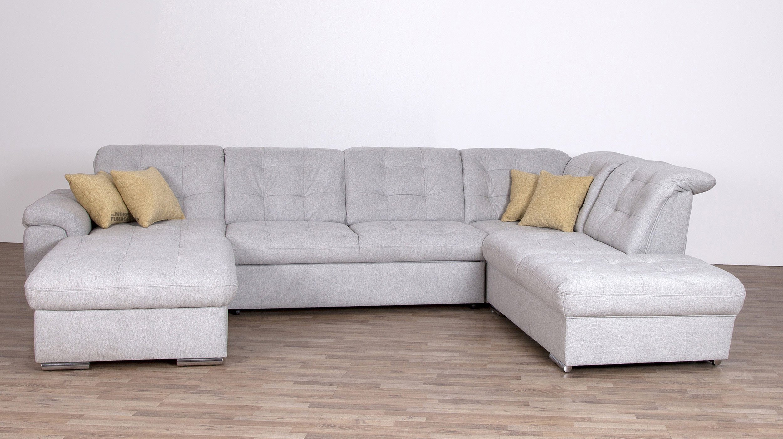 Wohnlandschaft grau 357 cm - BILBAO