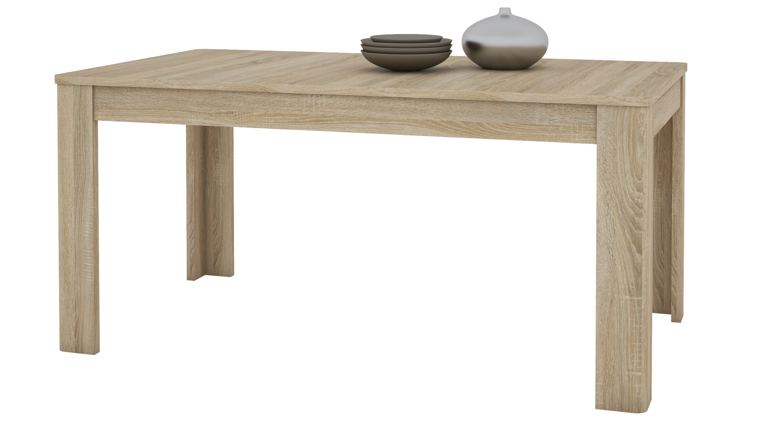 Esstisch 160 - 200 cm ausziehbar Sonoma Eiche - ASTON Esstisch 160 - 200 cm ausziehbar Sonoma Eiche - ASTON