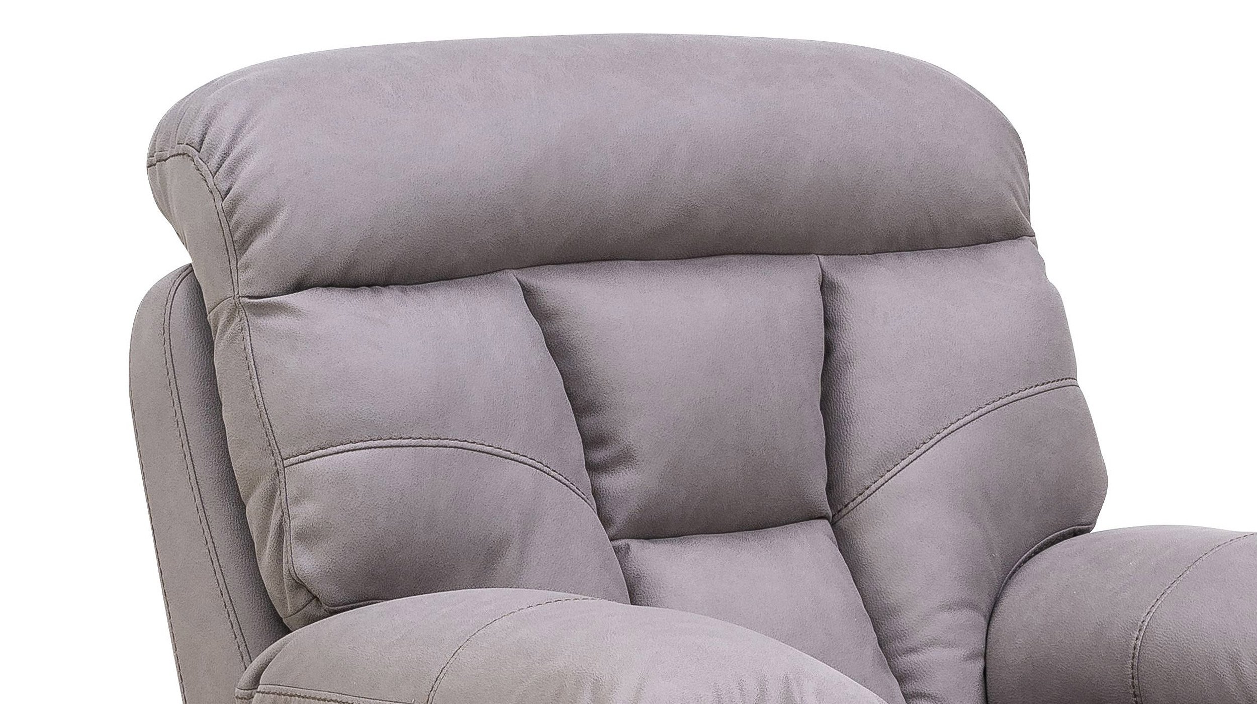 Fernsehsessel Microfaser grau - Relaxfunktion - SABINO