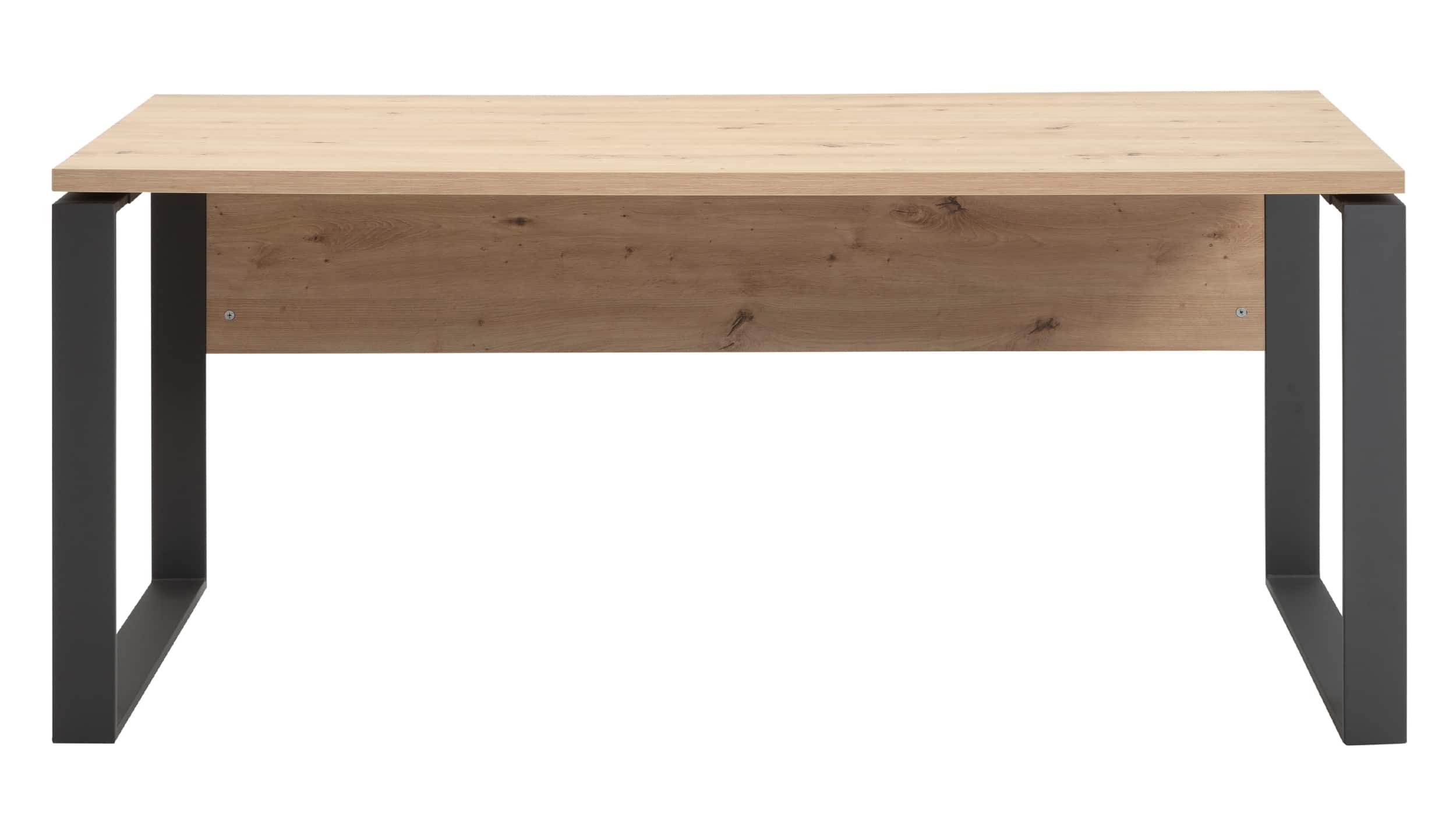 Schreibtisch Artisan Eiche 170 cm Metallgestell- DISEGNO