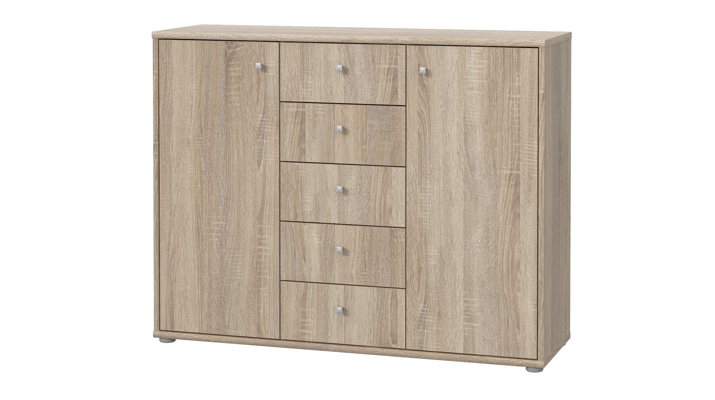 Kommode Sonoma Eiche 2-türig 109 cm - TEMPRA Kommode Sonoma Eiche 2-türig 109 cm - TEMPRA