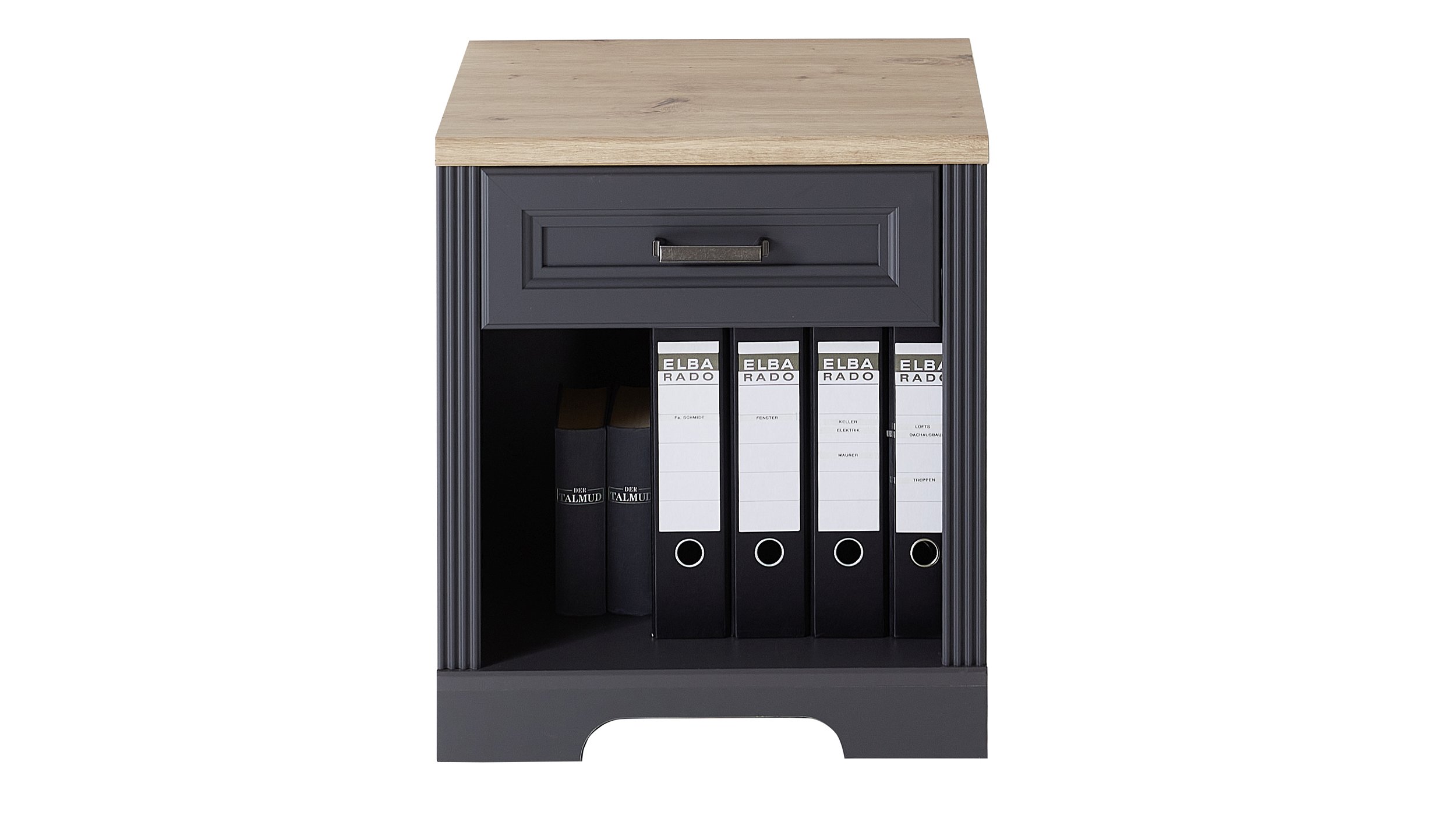 Standcontainer 54 x 62 cm graphit - Artisan Eiche - JASMIN Standcontainer 54 x 62 cm Artisan Eiche - graphit - JASMIN