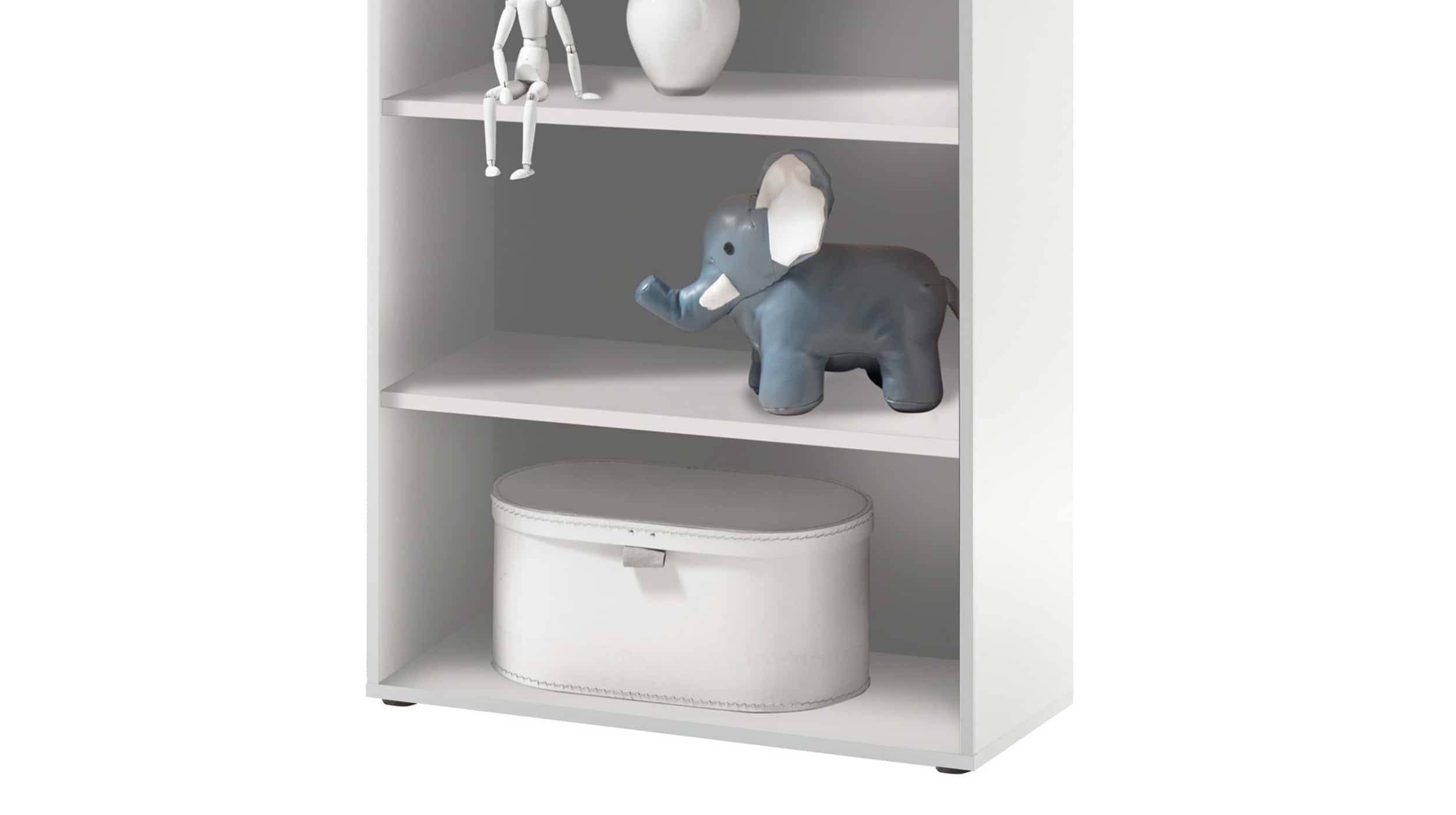 Bücherregal Standregal weiß 80 x 216 cm - PRONTO