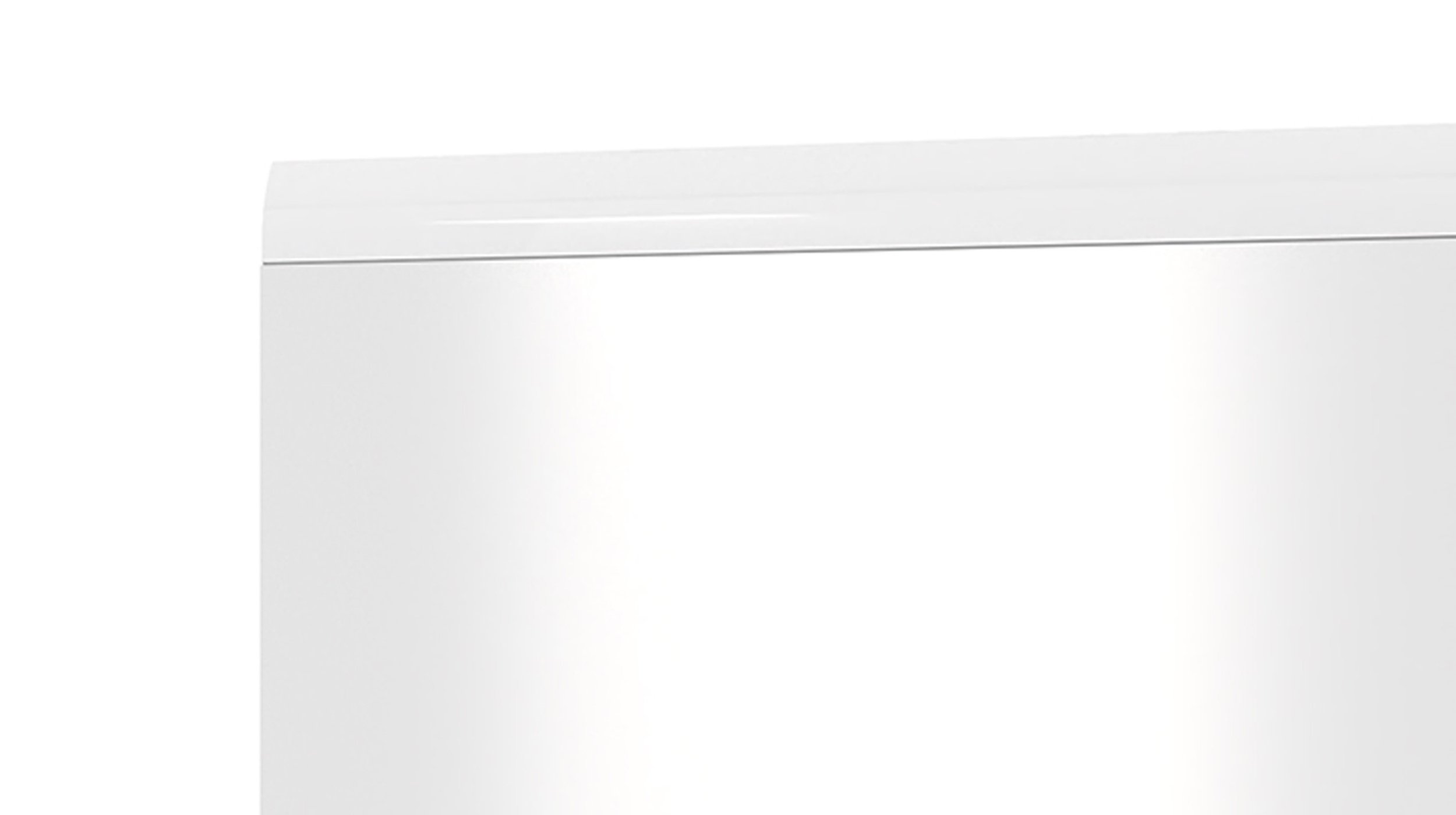 Wandspiegel weiß hochglanz 87 cm - MERANO