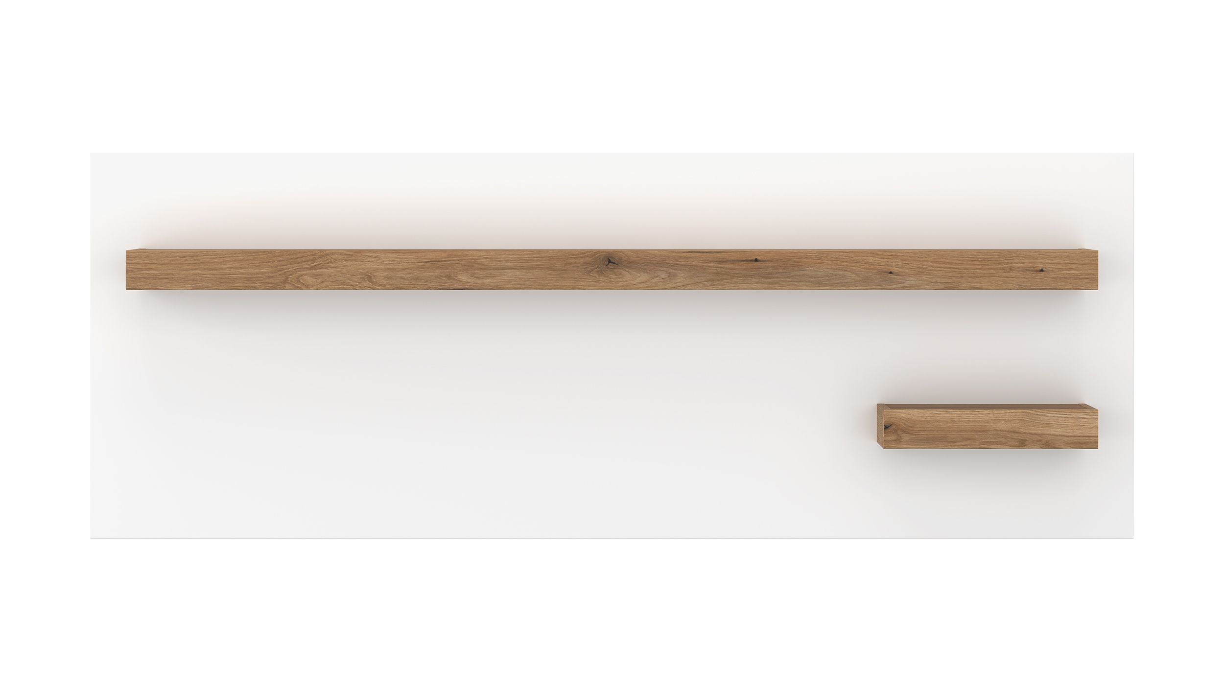 Wandboard weiß Hochglanz - Coast Evoke Eiche 216 cm - ORETA Wandboard weiß - Coast Evoke Eiche 216 cm - ORETA
