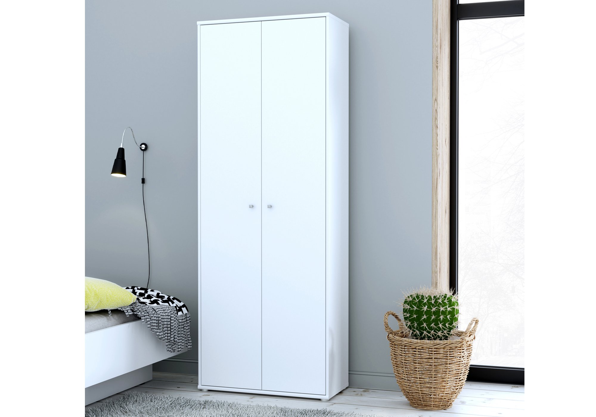 Mehrzweckschrank Weiß 74 x 35 cm - TEMPRA