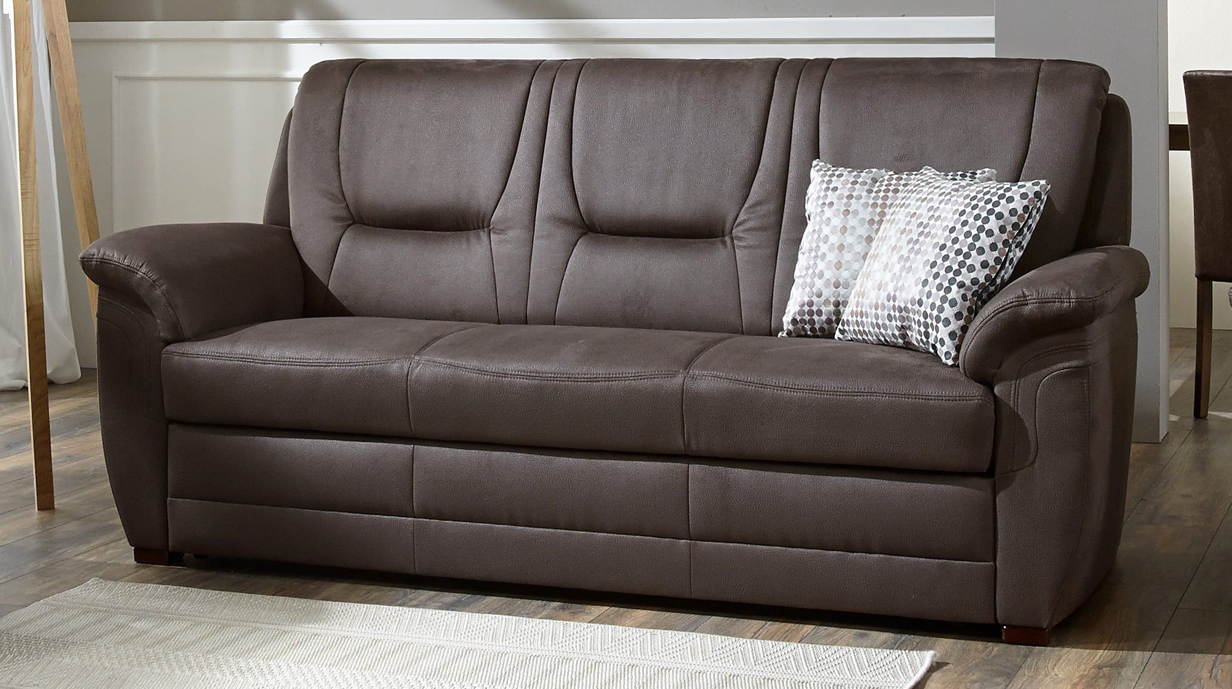 Couchliebe® Wohnlandschaft planbar - nougat - Basis Version A+ - HERMASO