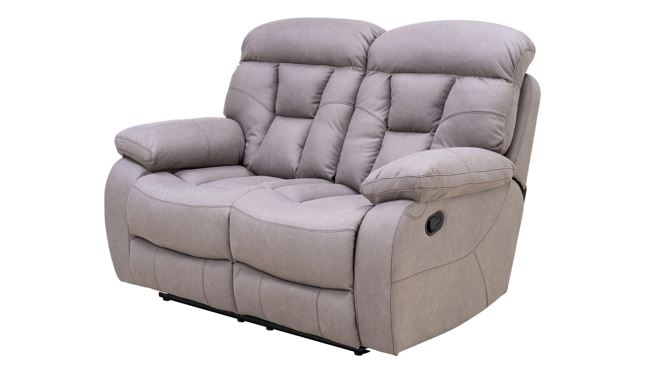 Einzelsofa Microfaser grau 157 cm - Relaxfunktion - SABINO Einzelsofa Microfaser grau 157 cm - Relaxfunktion - SABINO