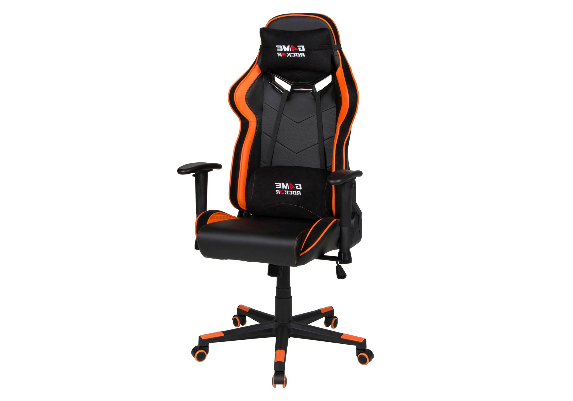 Gaming Stuhl Chefsessel schwarz - orange - GAME ROCKER Gaming Stuhl Chefsessel schwarz - orange - GAME ROCKER