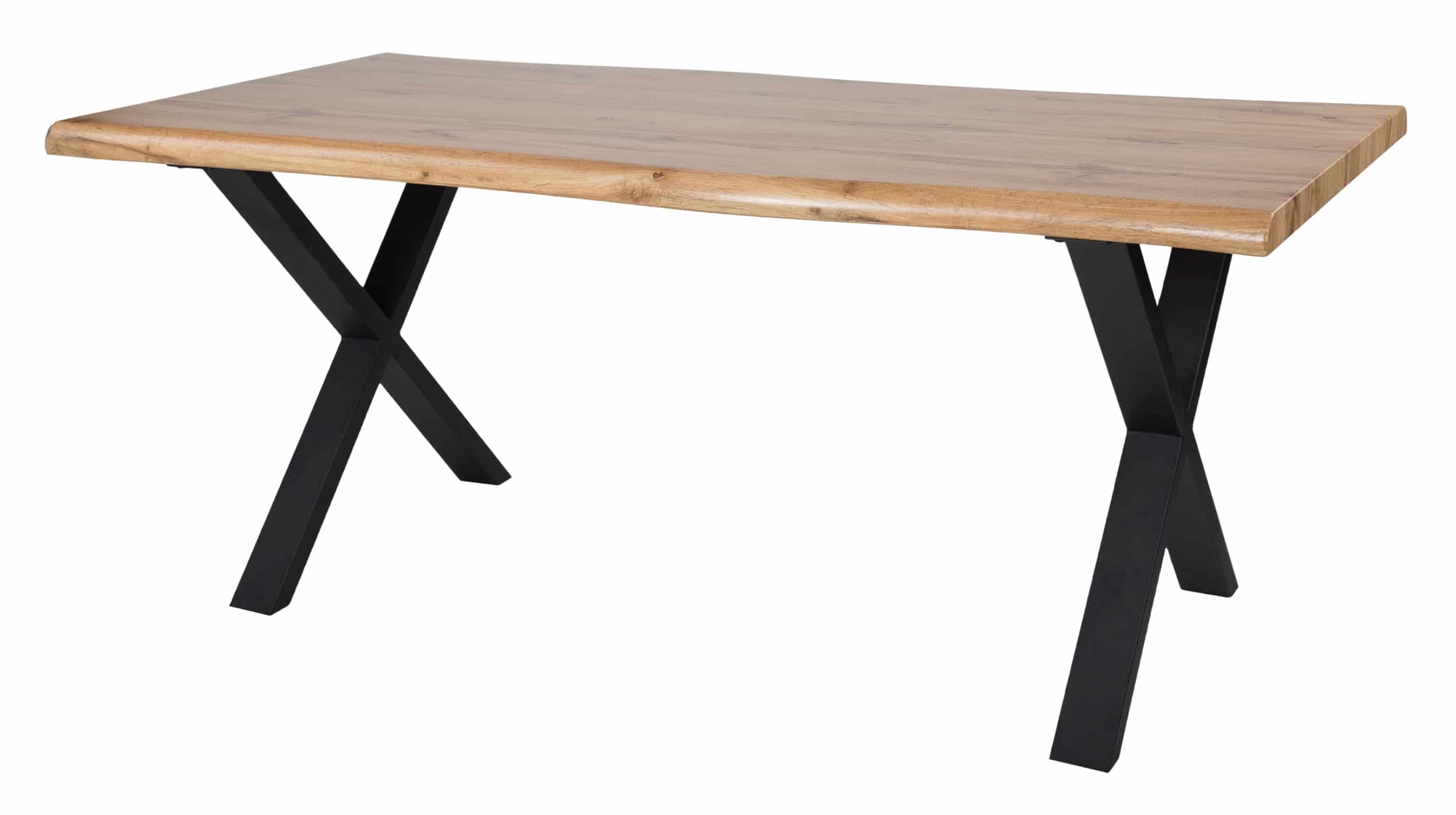 Esstisch Baumkantentisch 180 x 90 cm Wildeiche - LENIA Esstisch Baumkantentisch 180 x 90 cm Wildeiche - LENIA