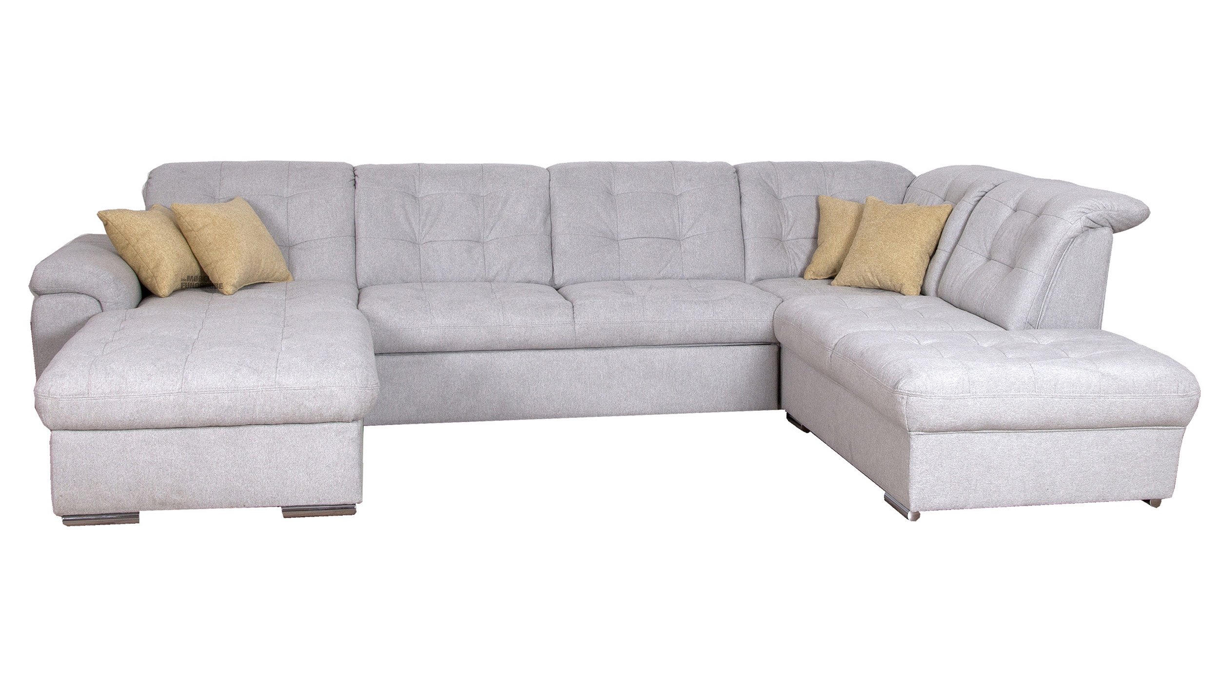 Wohnlandschaft grau 357 cm - BILBAO Wohnlandschaft grau 357 cm - BILBAO