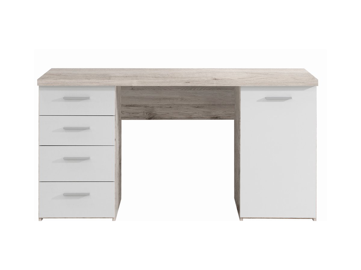Computerschreibtisch Sandeiche/weiß 145 cm - NET Computerschreibtisch Sandeiche/weiß 145 cm - NET
