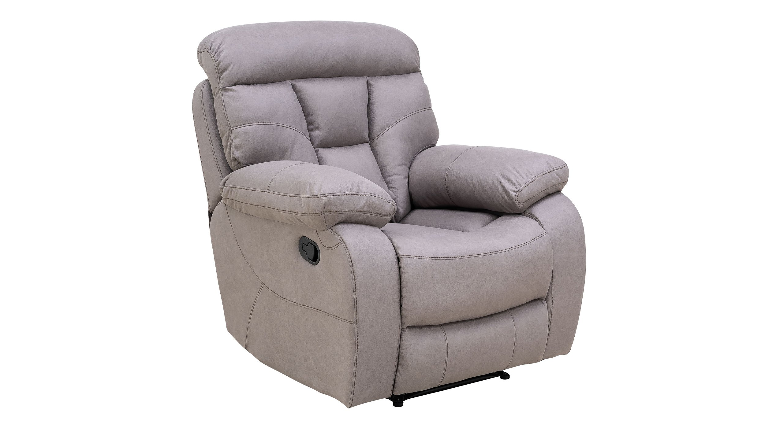 Fernsehsessel Microfaser grau - Relaxfunktion - SABINO Fernsehsessel Microfaser grau - Relaxfunktion - SABINO