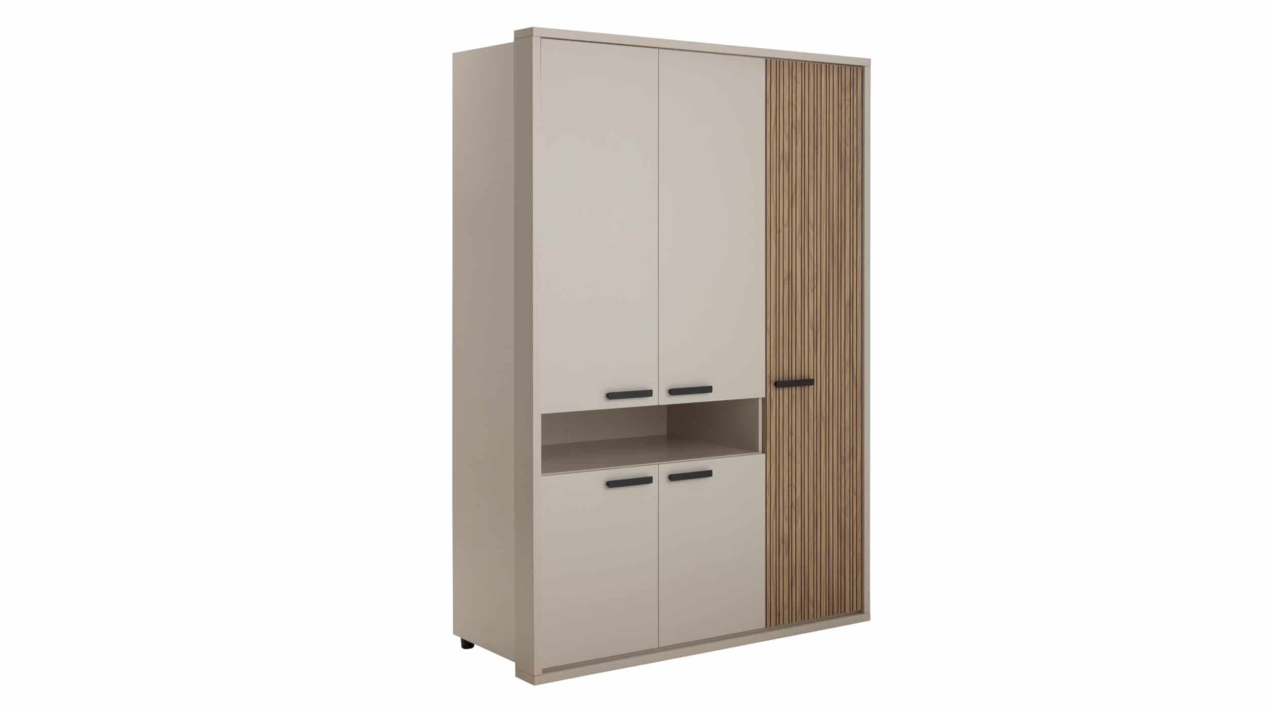 Kleiderschrank Eiche - beige - 147 cm - 5-türig - BRAVO Kleiderschrank Eiche - beige - 147 cm - 5-türig - BRAVO