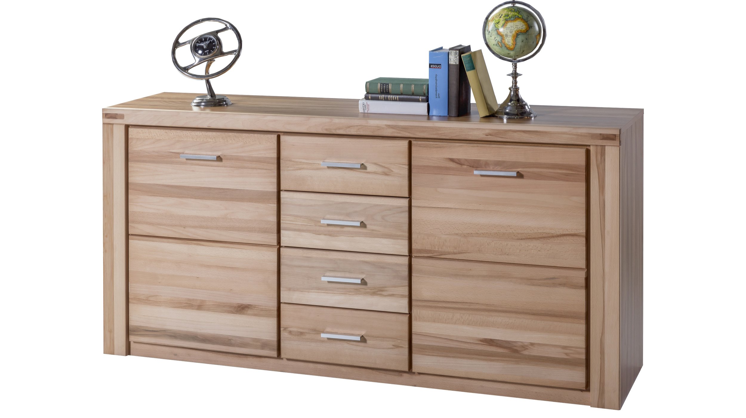 Sideboard Kernbuche teilmassiv geölt 159 cm - FREYJA Sideboard Kernbuche teilmassiv geölt 159 cm - FREYJA