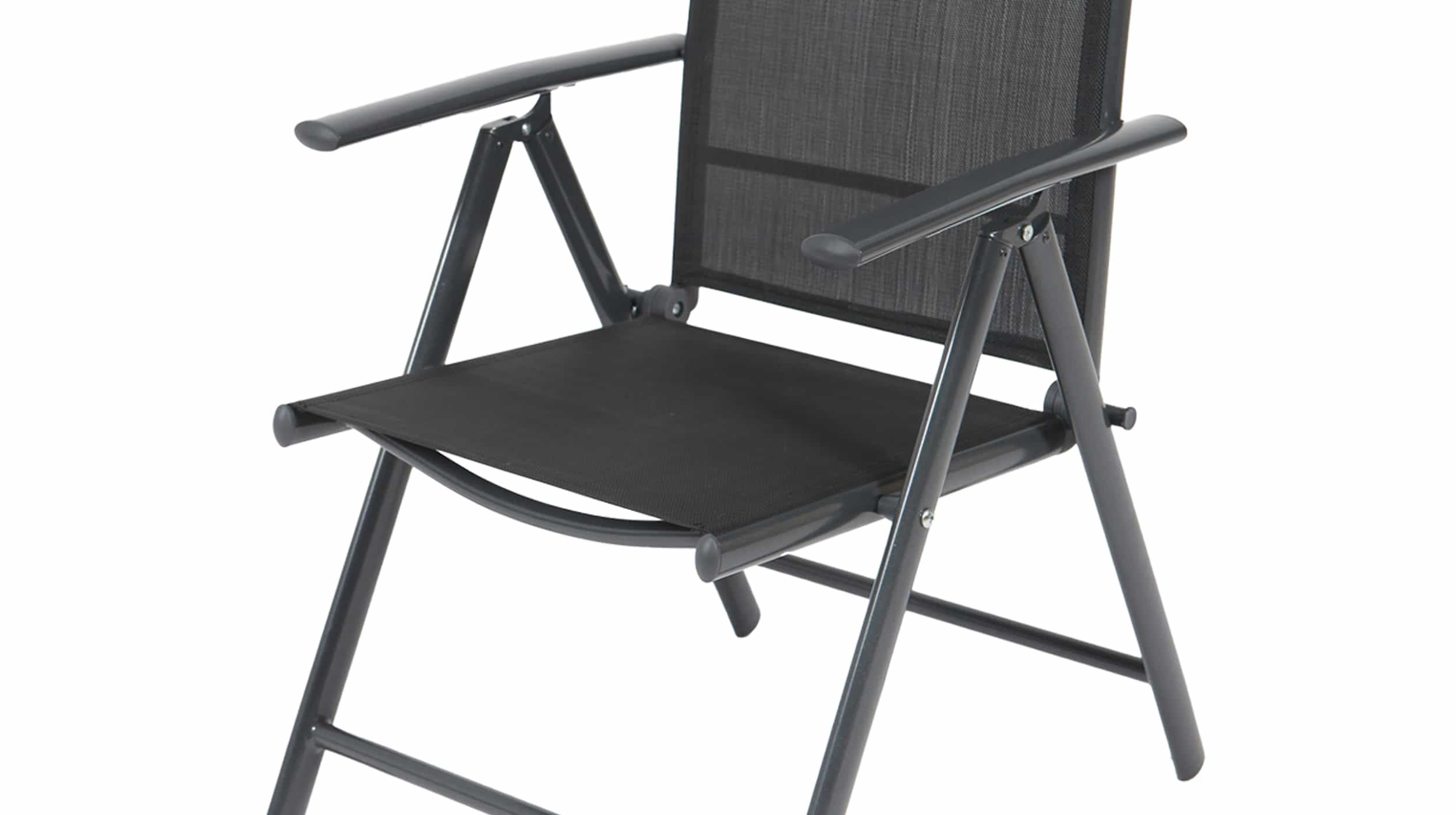 Gartenstuhl Klappstuhl schwarz 56 x 71 cm - ALBA 